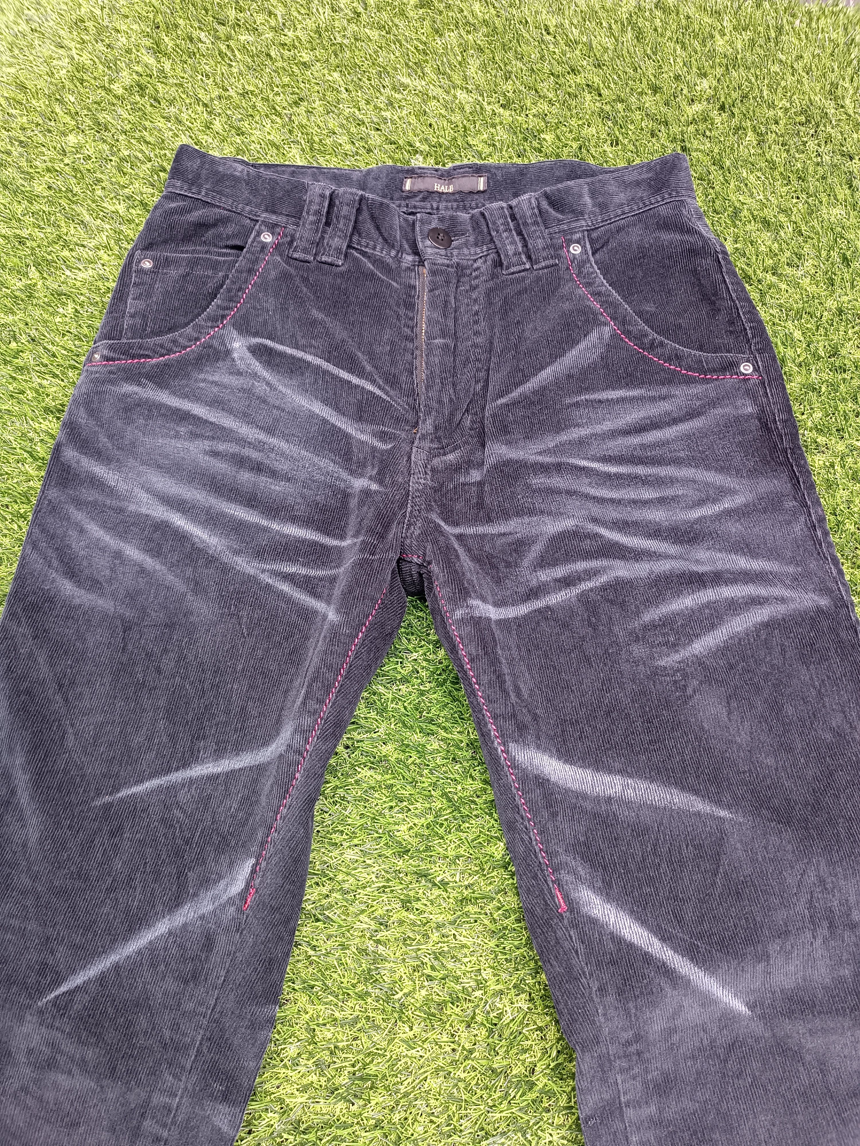Japanese Brand Japanese Brand Halb Faded Black Corduroy Pant Size US 30 / EU 46 - 2 Thumbnail