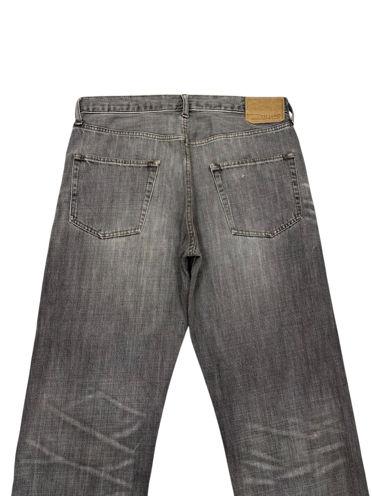 Hysteric Glamour Vintage Villand Faded Black Japanese Style Distressed Denim Size US 33 - 6 Thumbnail