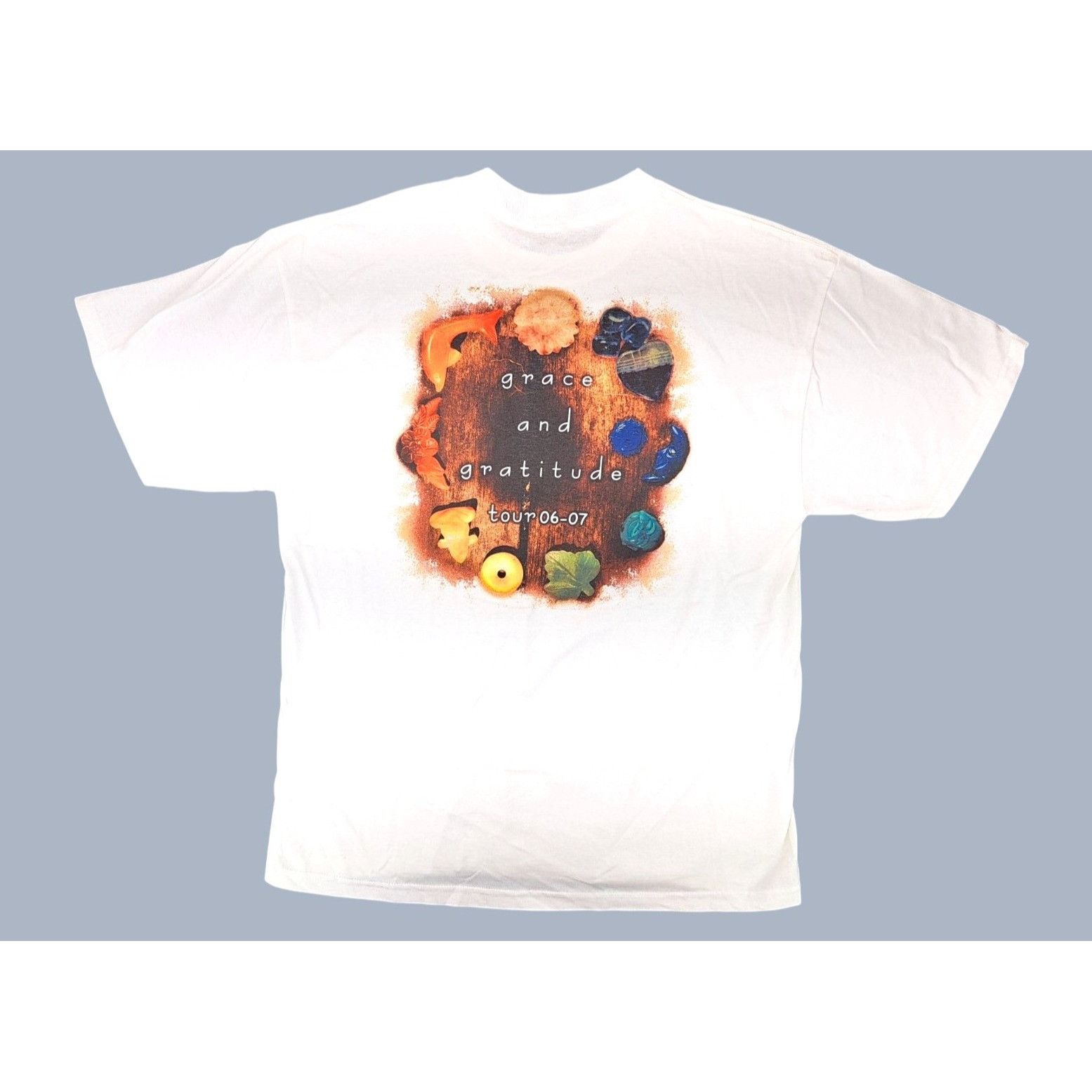 Jerzees Vintage Olivia Newton-John Grace Gratitude Tour T Shirt Size US L / EU 52-54 / 3 - 2 Thumbnail