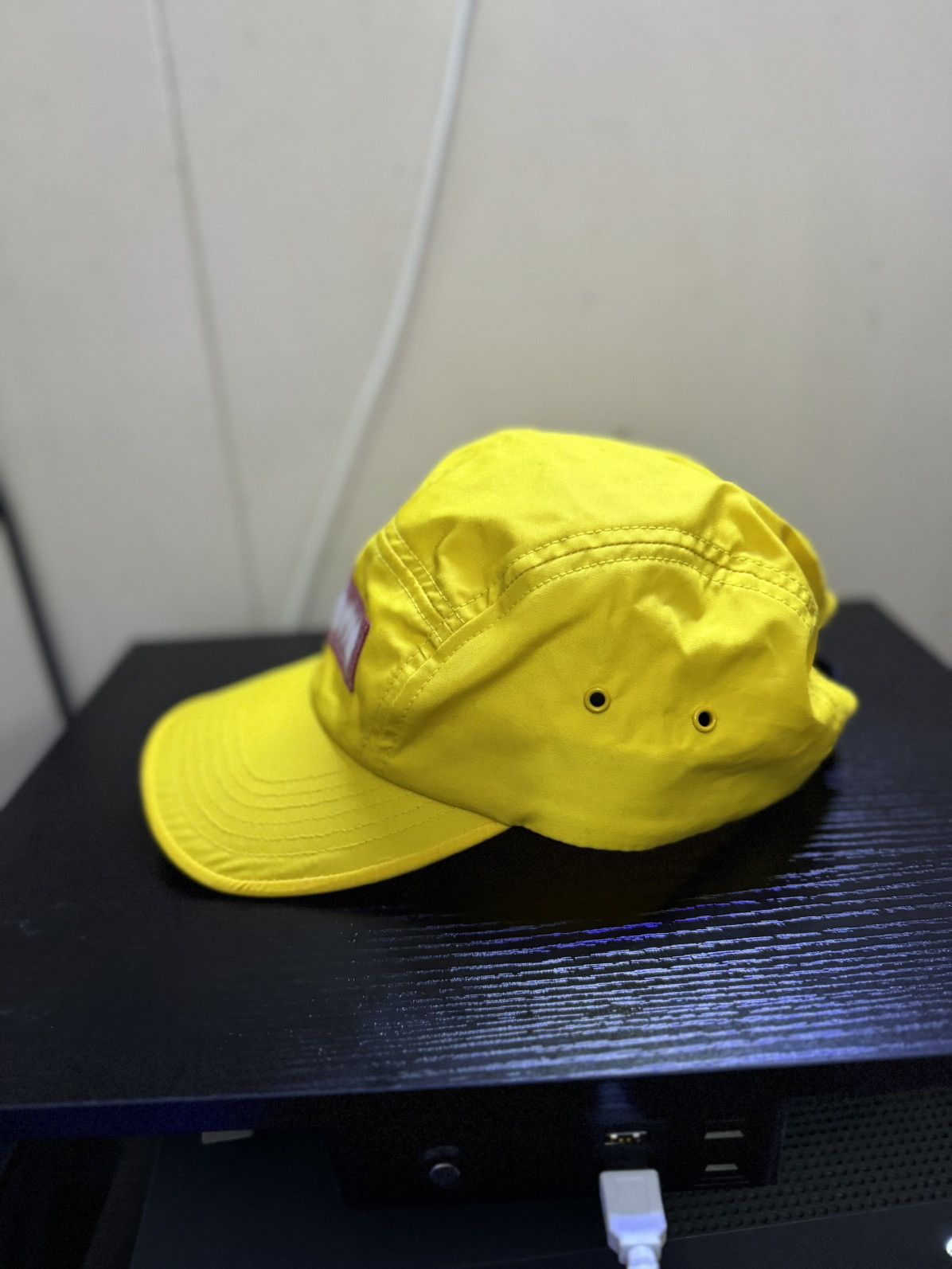 Supreme Yellow Supreme SS21 reversed label camo hat Size ONE SIZE - 2 Thumbnail
