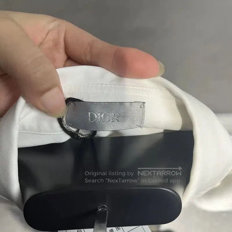 Dior Dior White Cotton Men's Shirt . Size US S / EU 44-46 / 1 - 4 Thumbnail