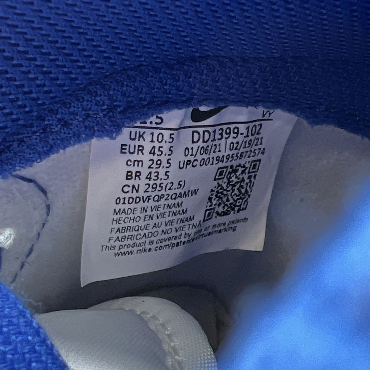 Nike Nike dunk high Kentucky Size US 11.5 / EU 44-45 - 9 Thumbnail