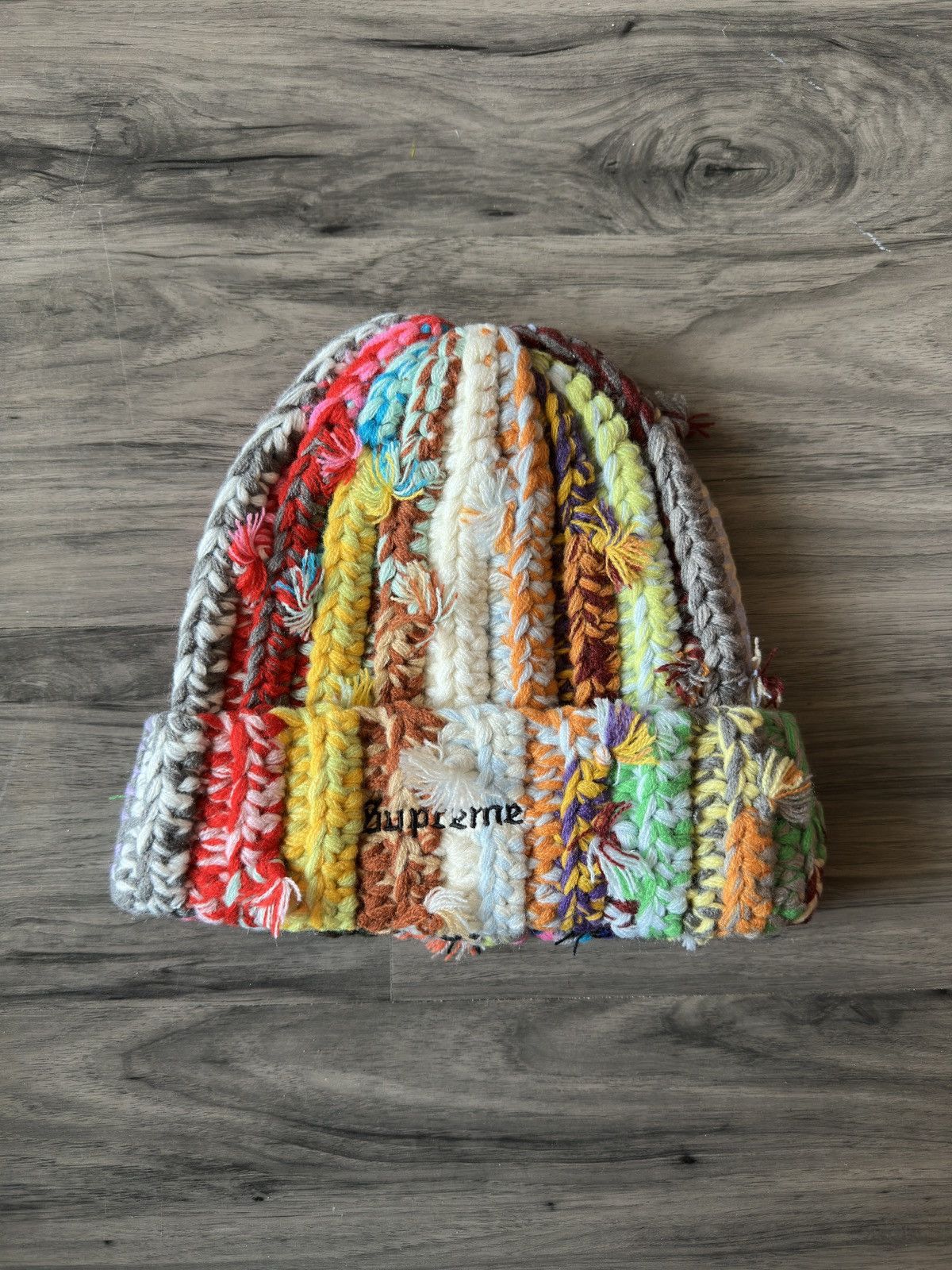 Supreme Supreme hand tied beanie multicolor | Grailed
