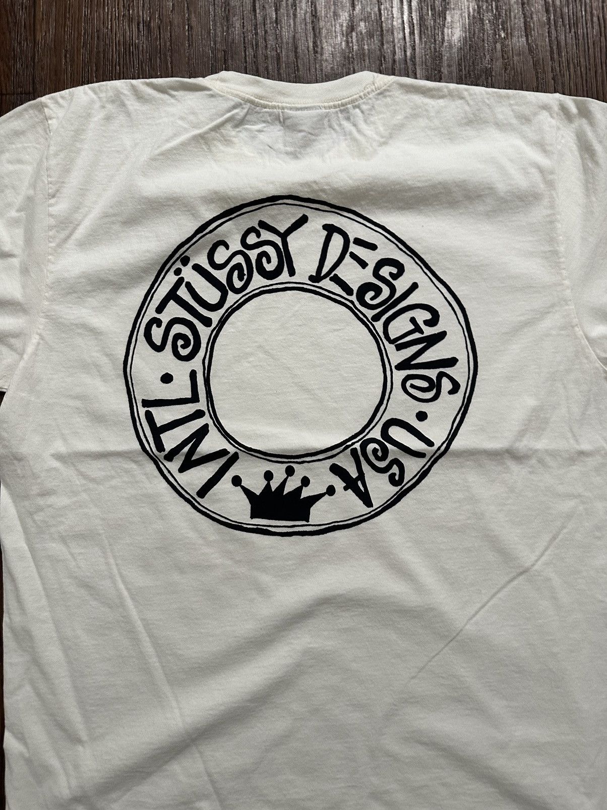 Stussy White Blank Stussy Design Tee Size US M / EU 48-50 / 2 - 4 Thumbnail