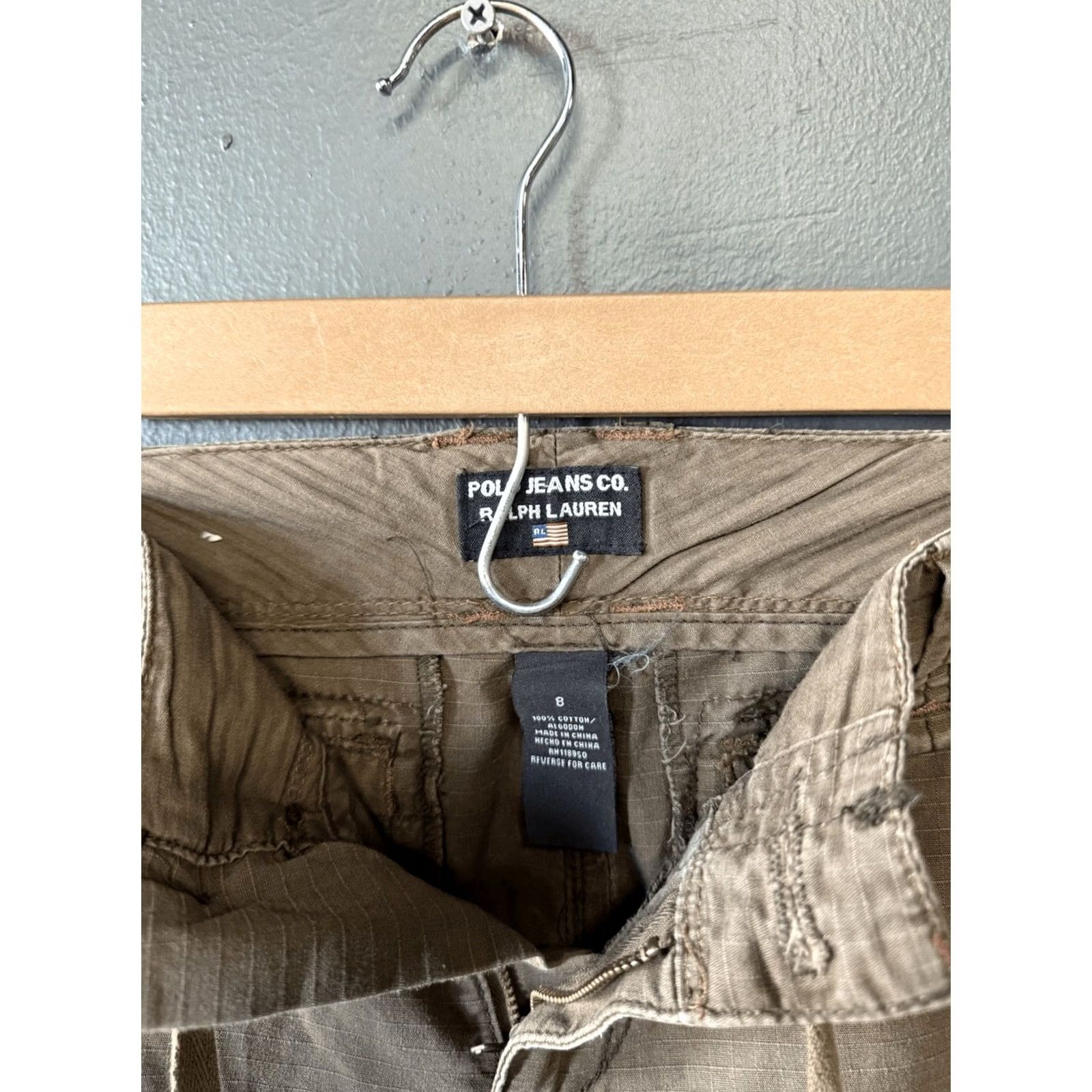 Polo Ralph Lauren Polo Ralph Lauren Y2K Womens Brown Cropped Capri Pants 8 Cargo Cropped Cropped Pants Brown Womens 8 Capris Size 30" / US 8 / IT 44 - 3 Thumbnail