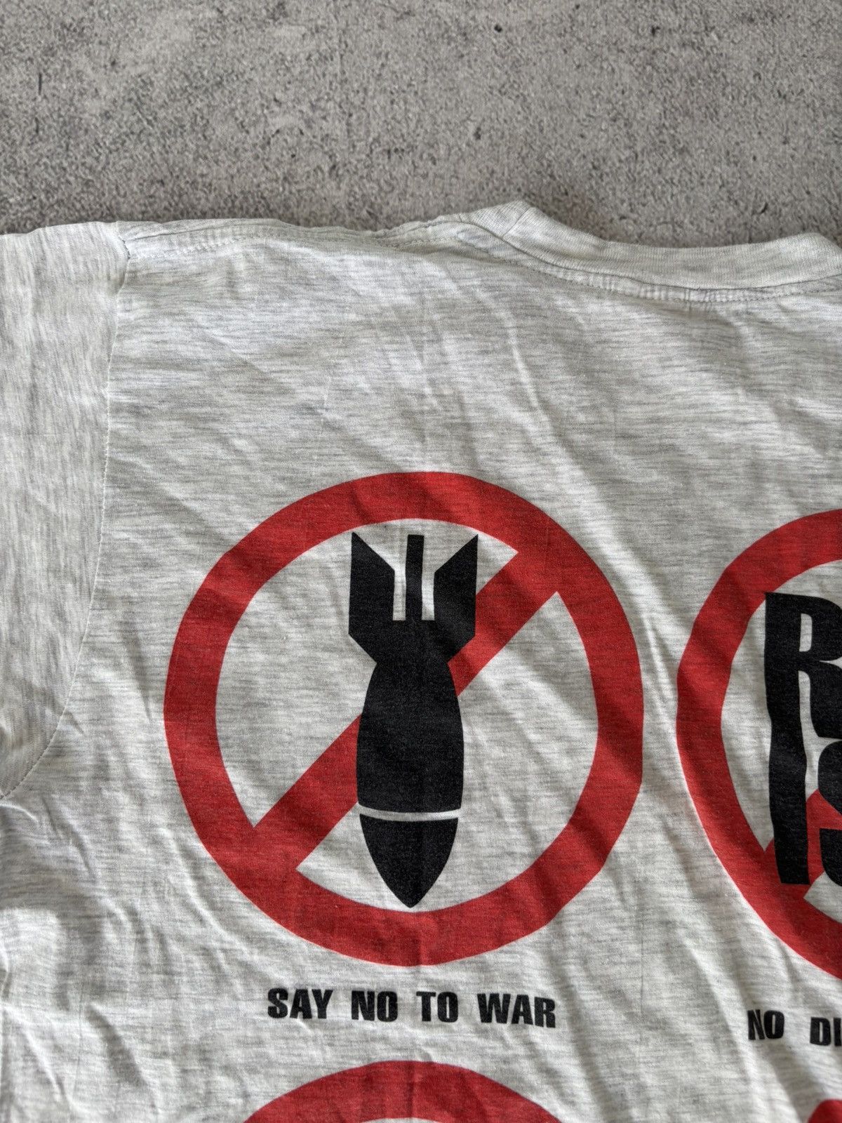 Vintage vintage single stitch no racism let’s have safe sex tee Size US M / EU 48-50 / 2 - 4 Thumbnail