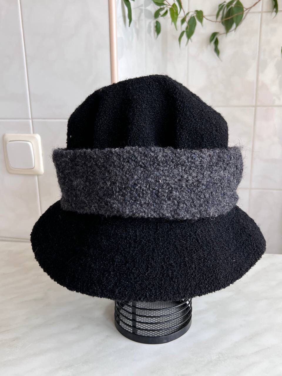 Kangol × Vintage Kangol vintage 99 mens bucket hat avant-garde geometric form Size 38 - 3 Thumbnail