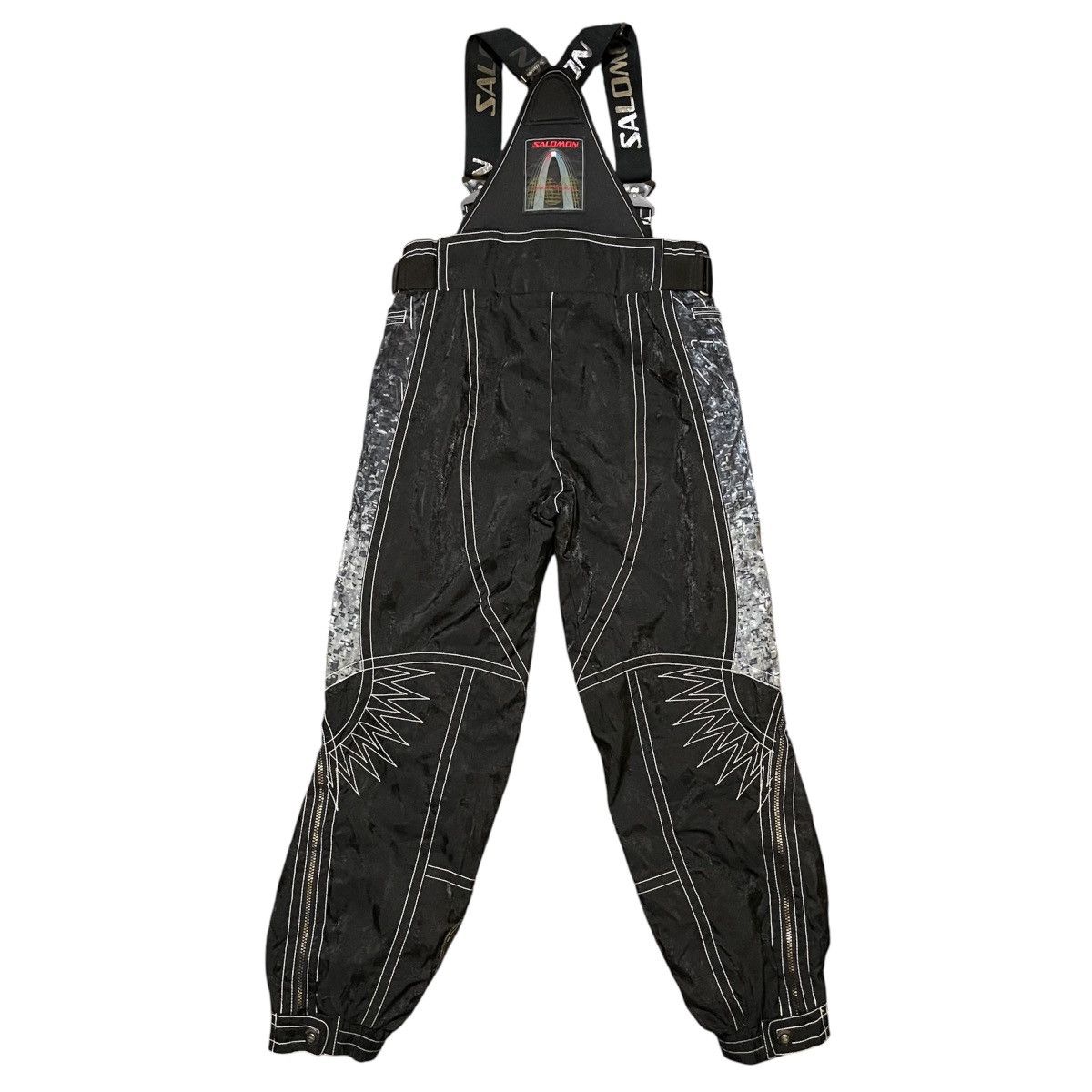 Salomon Vintage Salomon Ski Pants Jumpsuits Size US 33 - 2 Thumbnail