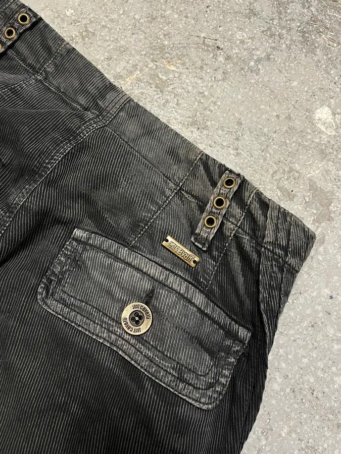 Just Cavalli × Vintage AW2005 Cavalli Grey Obscure Multi Pockets Cargo Pants Size 24" / US 00 / IT 34 - 7 Thumbnail