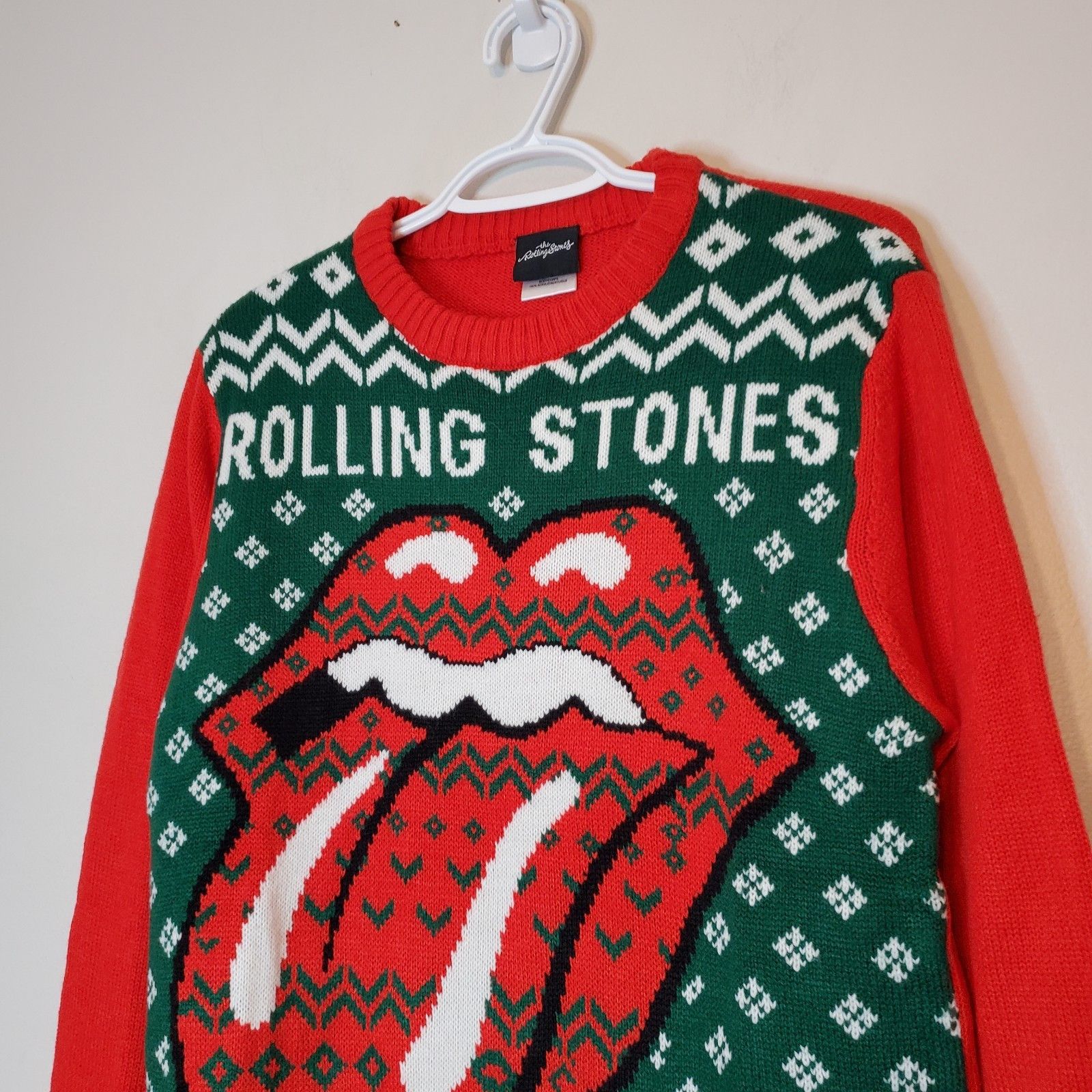 Other The Rolling Stones Ugly Christmas Knit Sweater Red Size S Size US S / EU 44-46 / 1 - 2 Thumbnail