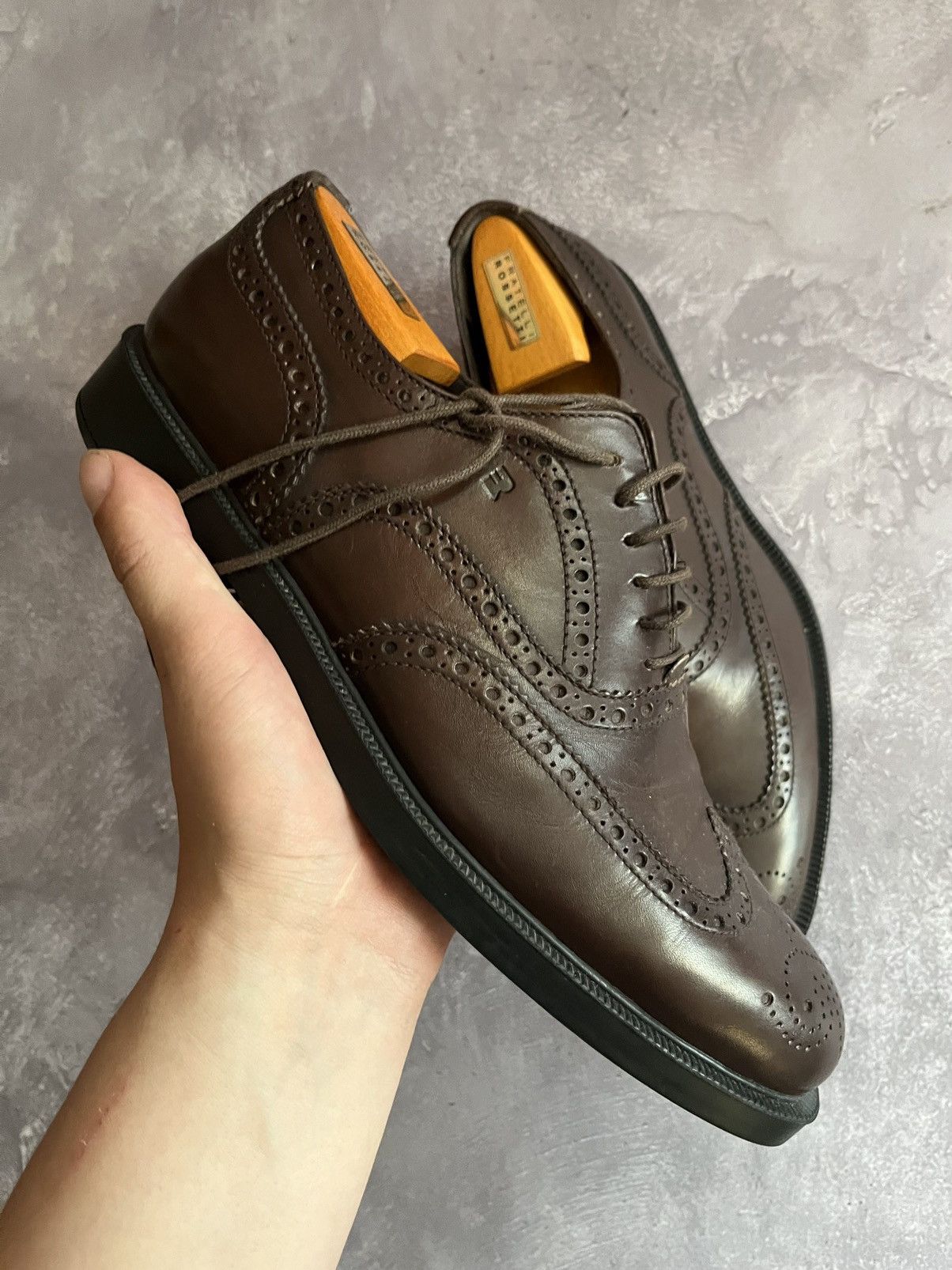 Fratelli Rossetti Fratelli Rossetti Mens Brown Leather Low Top Shoes Size 7 Size US 7 / EU 40 - 6 Thumbnail