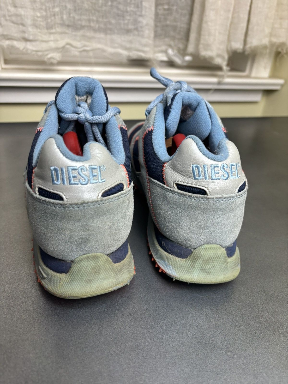 Diesel × Vintage Vintage Diesel Jeans Sneakers 2000s Diesel KINSA Shoes Suede Size US 8.5 / EU 41-42 - 5 Thumbnail