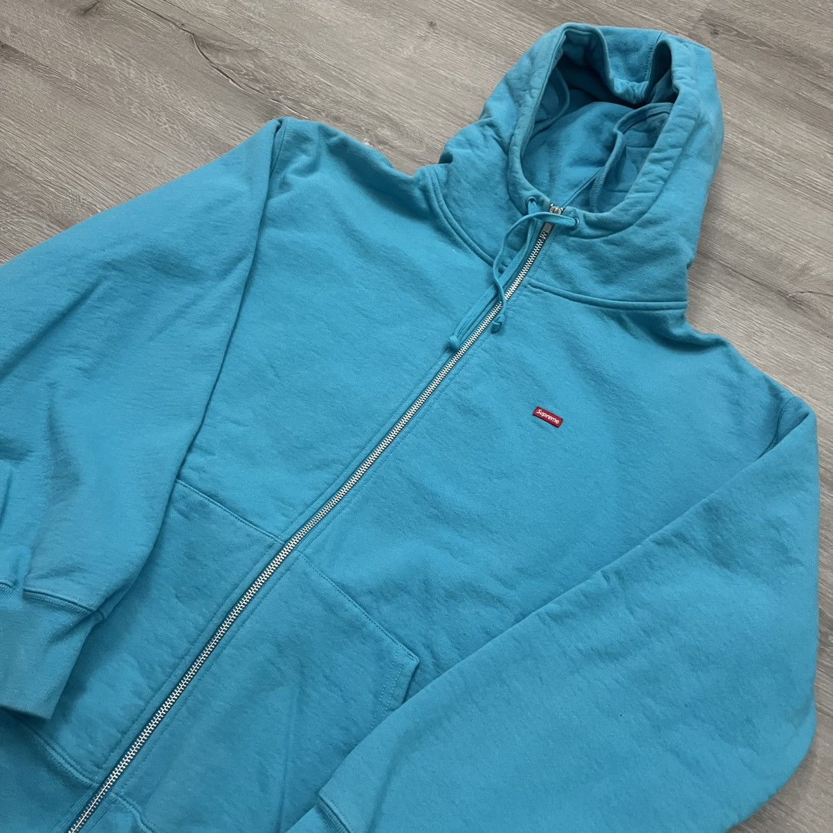 Supreme Supreme Small Box Logo Facemask Zip Up Hoodie Size US L / EU 52-54 / 3 - 12 Thumbnail
