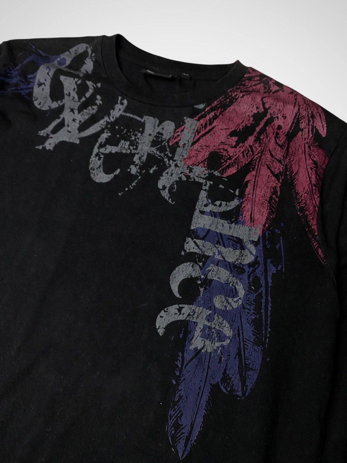 If Six Was Nine Booth Tribal Feather Longsleeve Size US M / EU 48-50 / 2 - 2 Thumbnail