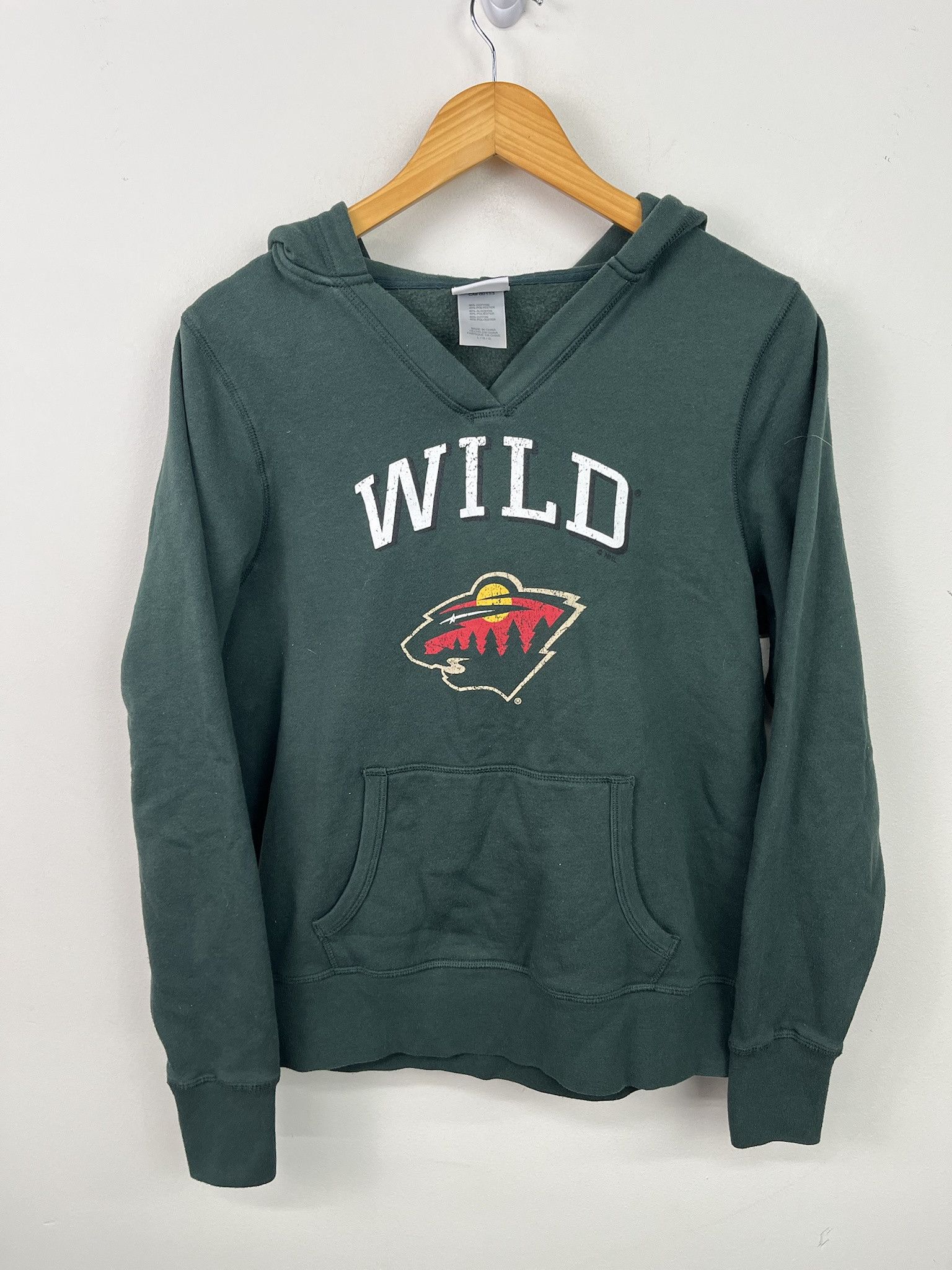 Vintage Vintage Y2K NHL Minnesota Wild V Neck Hoodie Size S Size US S / EU 44-46 / 1 - 1 Thumbnail