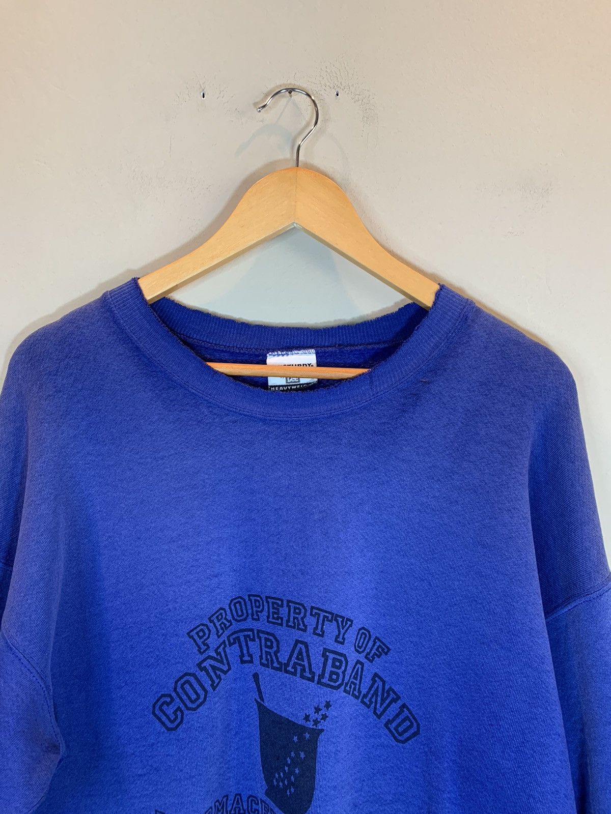 Vintage RARE Vintage Contraband Pharmaceutical Dept. Sweatshirt Size US XL / EU 56 / 4 - 2 Thumbnail