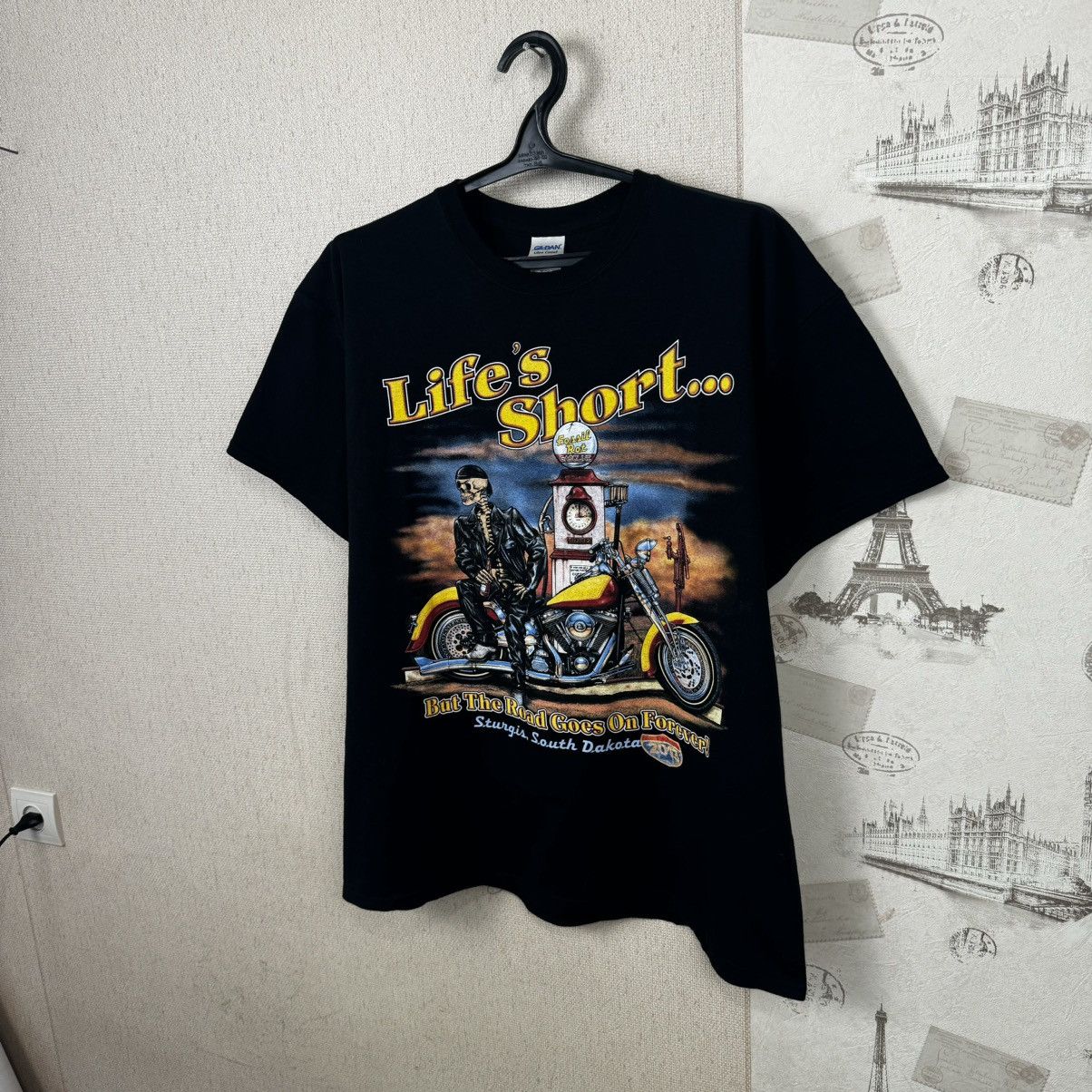 Harley Davidson × Vintage Vintage Sturgis Motorcycle Rally South Dakota XL Black Size US XL / EU 56 / 4 - 10 Thumbnail