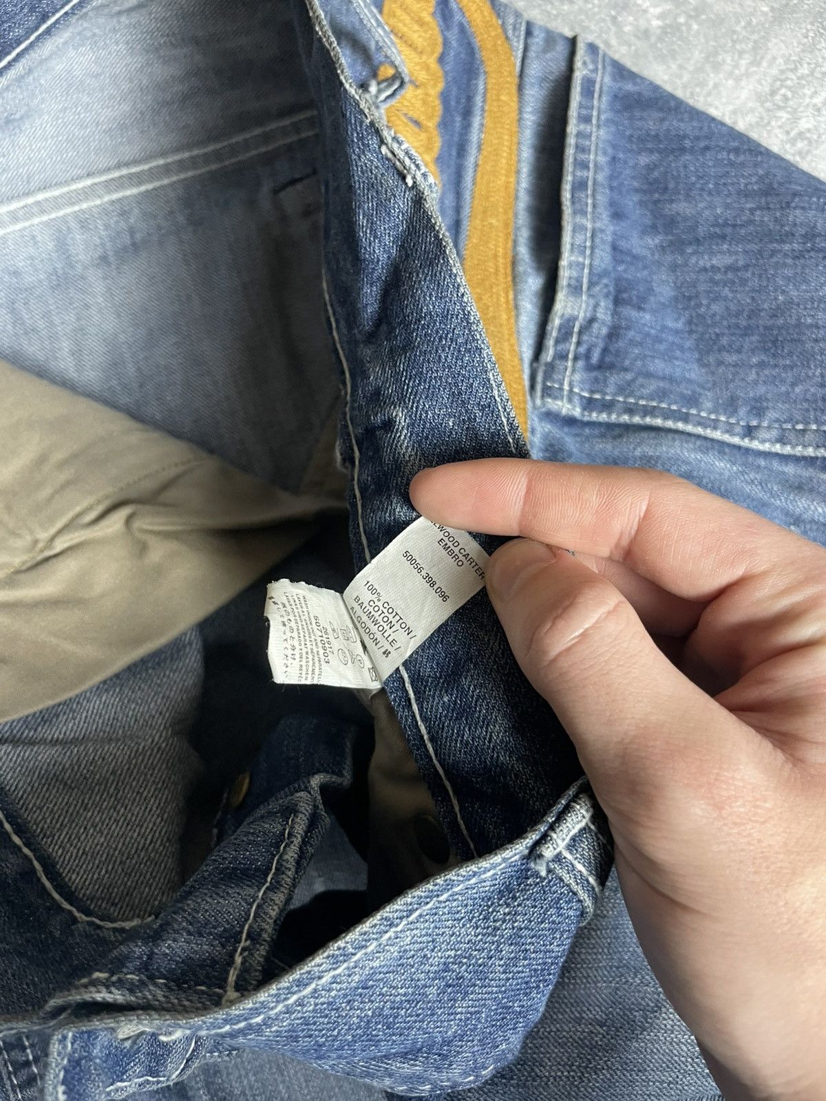 G-Star Vintage baggy big logo G Star Raw Elwood carter embro jeans Size US 32 / EU 48 - 6 Thumbnail
