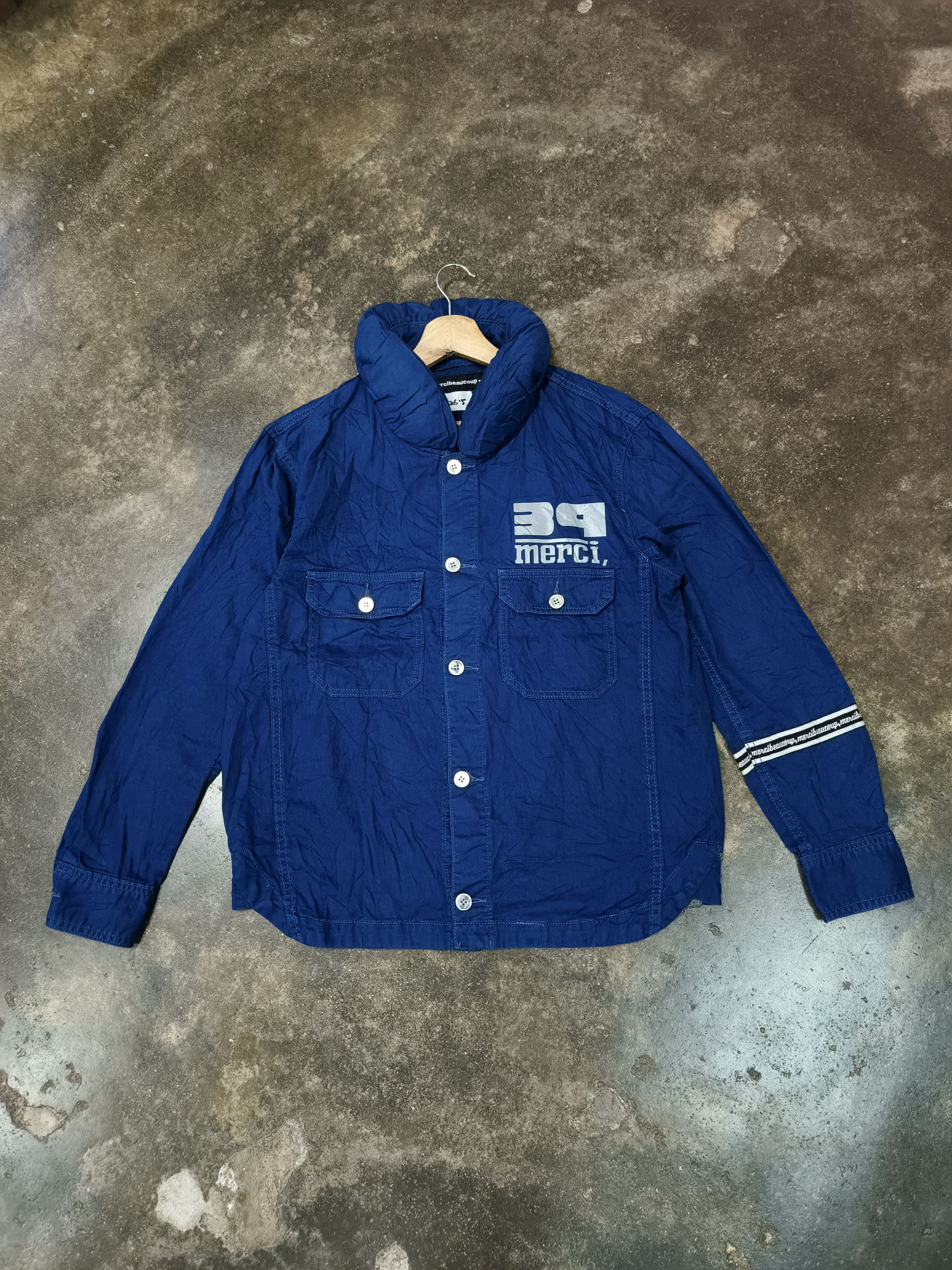 mercibeaucoup Mercibeaucoup issey miyake indigo shirt button up Size US M / EU 48-50 / 2 - 1 Thumbnail