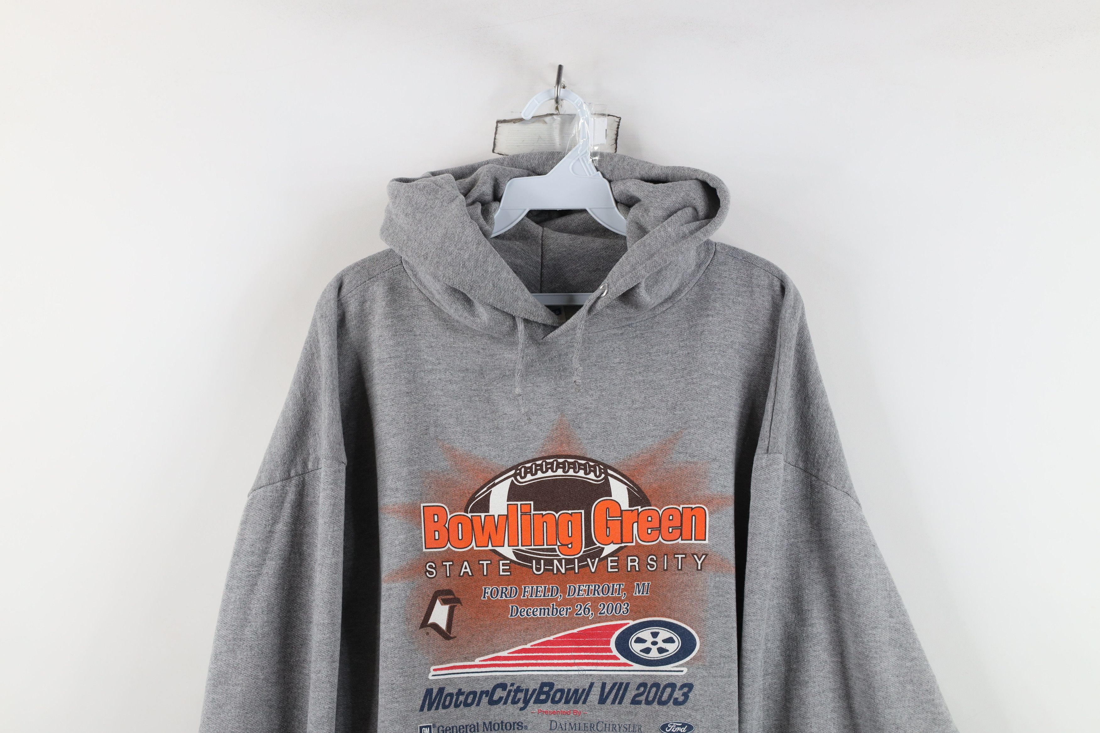 Vintage Vintage 2003 Bowling Green State University Football Hoodie Size US XL / EU 56 / 4 - 2 Thumbnail