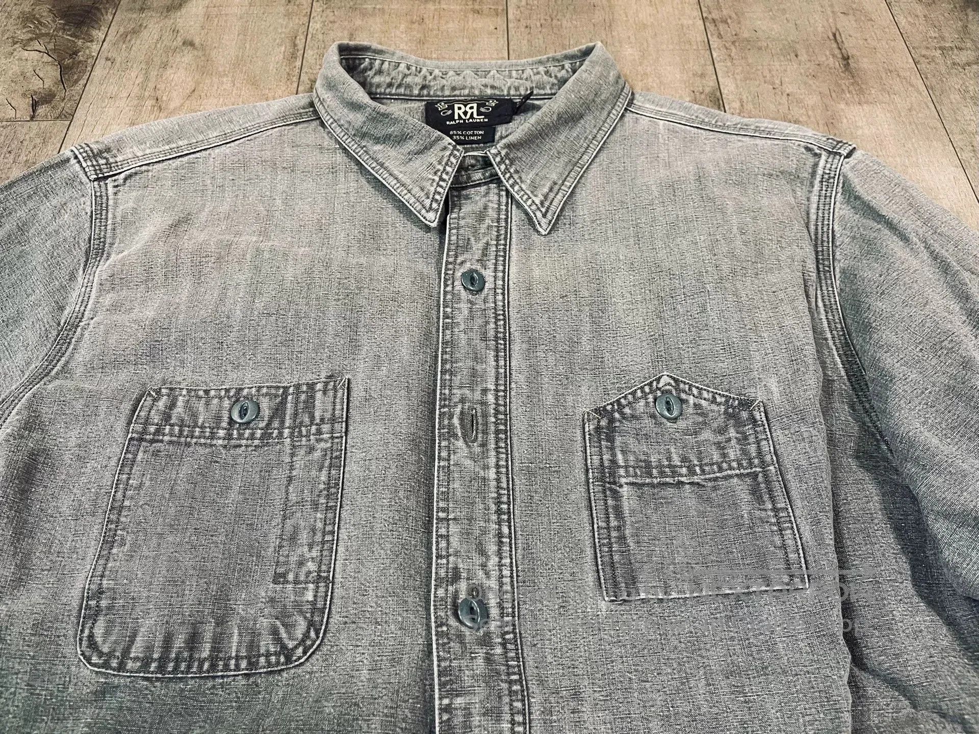 RRL Ralph Lauren RRL Workwear Denim Shirt. Size US L / EU 52-54 / 3 - 1 Thumbnail