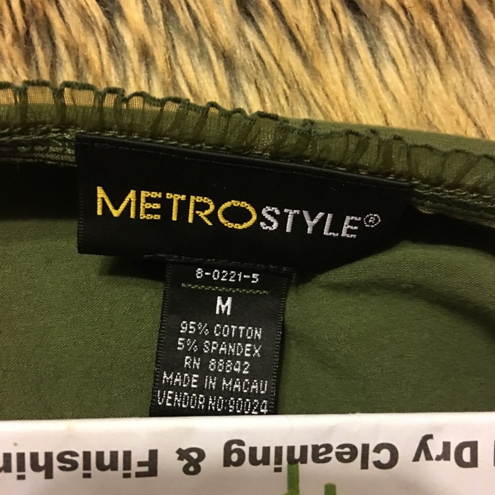 Other Metro Style green long sleeve tunic top M Size M / US 6-8 / IT 42-44 - 7 Thumbnail