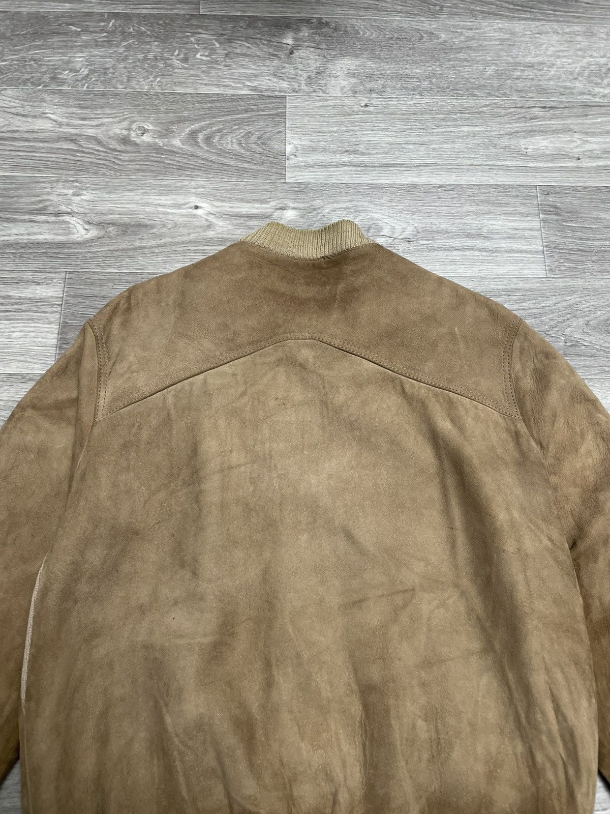 If Six Was Nine Vintage Brown Real Suede Button-Up Jacket Size US M / EU 48-50 / 2 - 18 Thumbnail