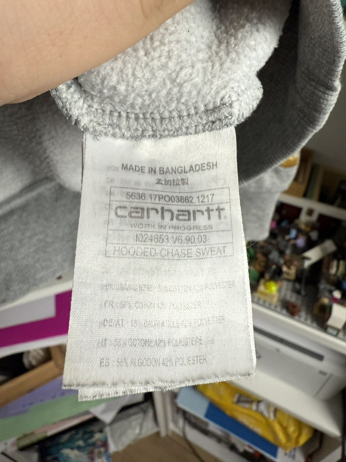 Carhartt × Carhartt Wip × Vintage Carhartt WiP chase sweat hoodie S skate streetwear grey baggy Size US S / EU 44-46 / 1 - 6 Thumbnail