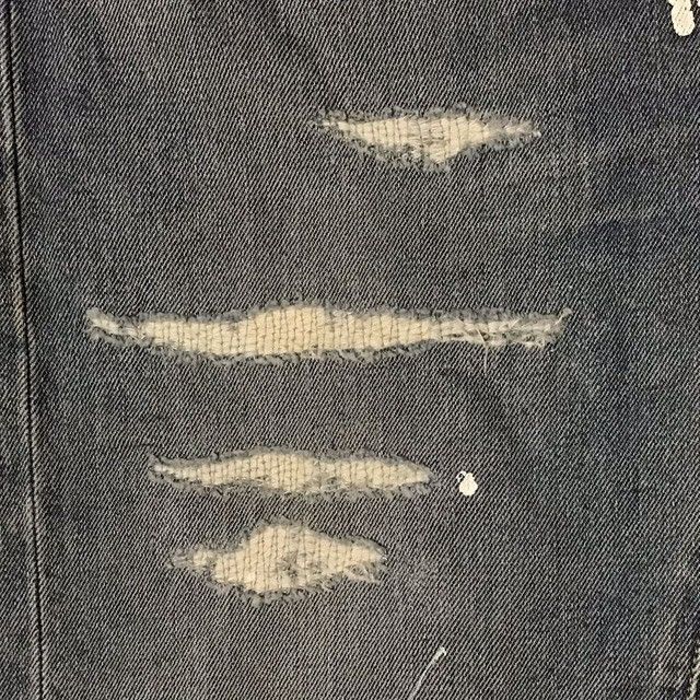 Bape BAPE DAMAGED Rope logo Slim taper denim pants ★size XL Size US 36 / EU 52 - 4 Thumbnail