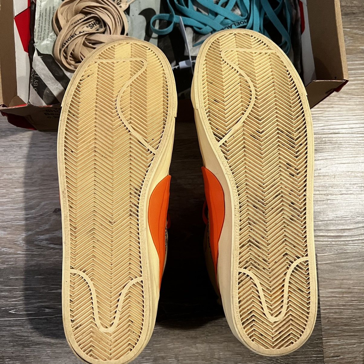 Nike × Off-White Nike Blazer Mid Off-White All Hallow’s Eve Size US 10.5 / EU 43-44 - 11 Thumbnail