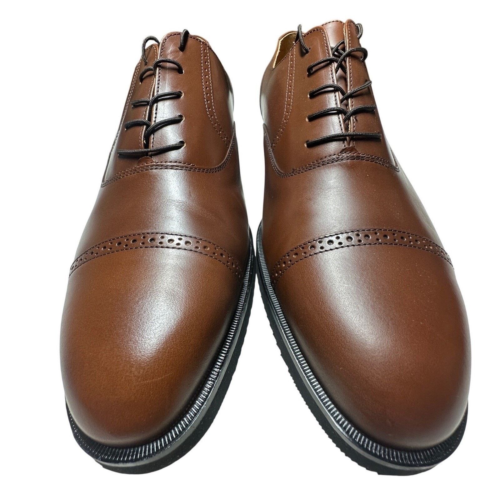 Rockport Rockport Cap Toe Oxford Mens 13 NWT Leather Dress Shoes Size US 13 / EU 46 - 3 Thumbnail