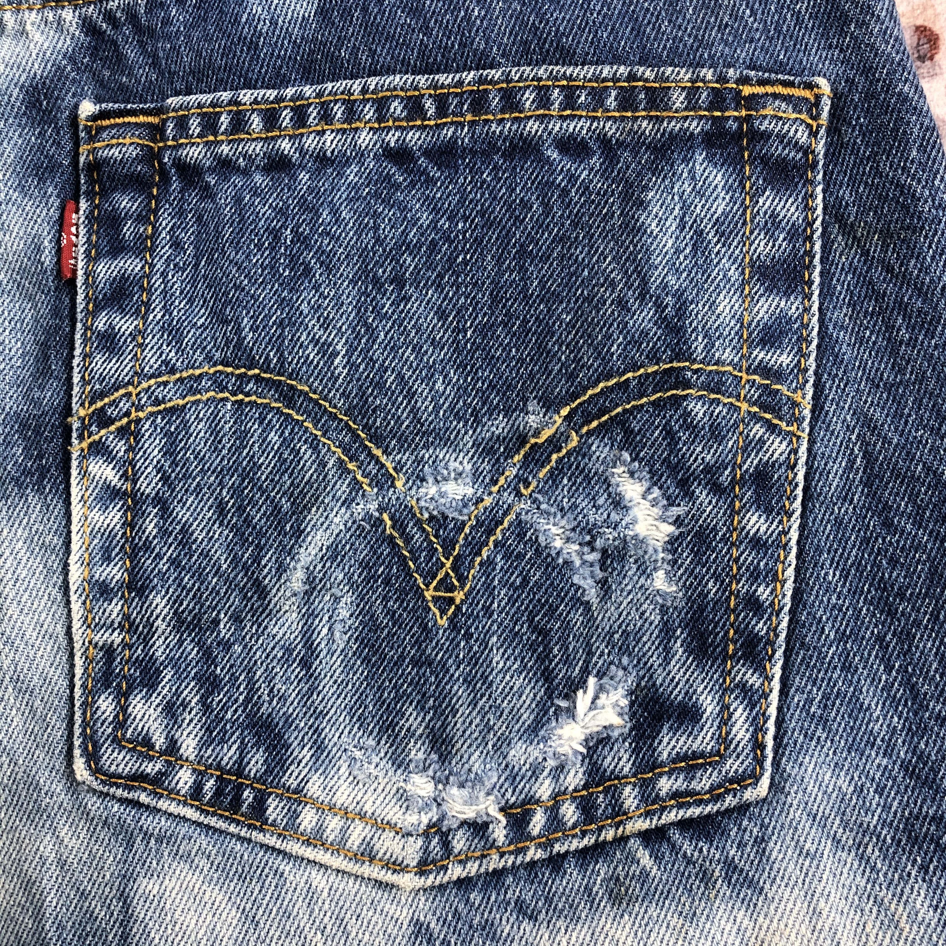 Levi's Vintage 90s Bleached Levis 501 Jeans-JM2415 Size US 31 - 7 Thumbnail