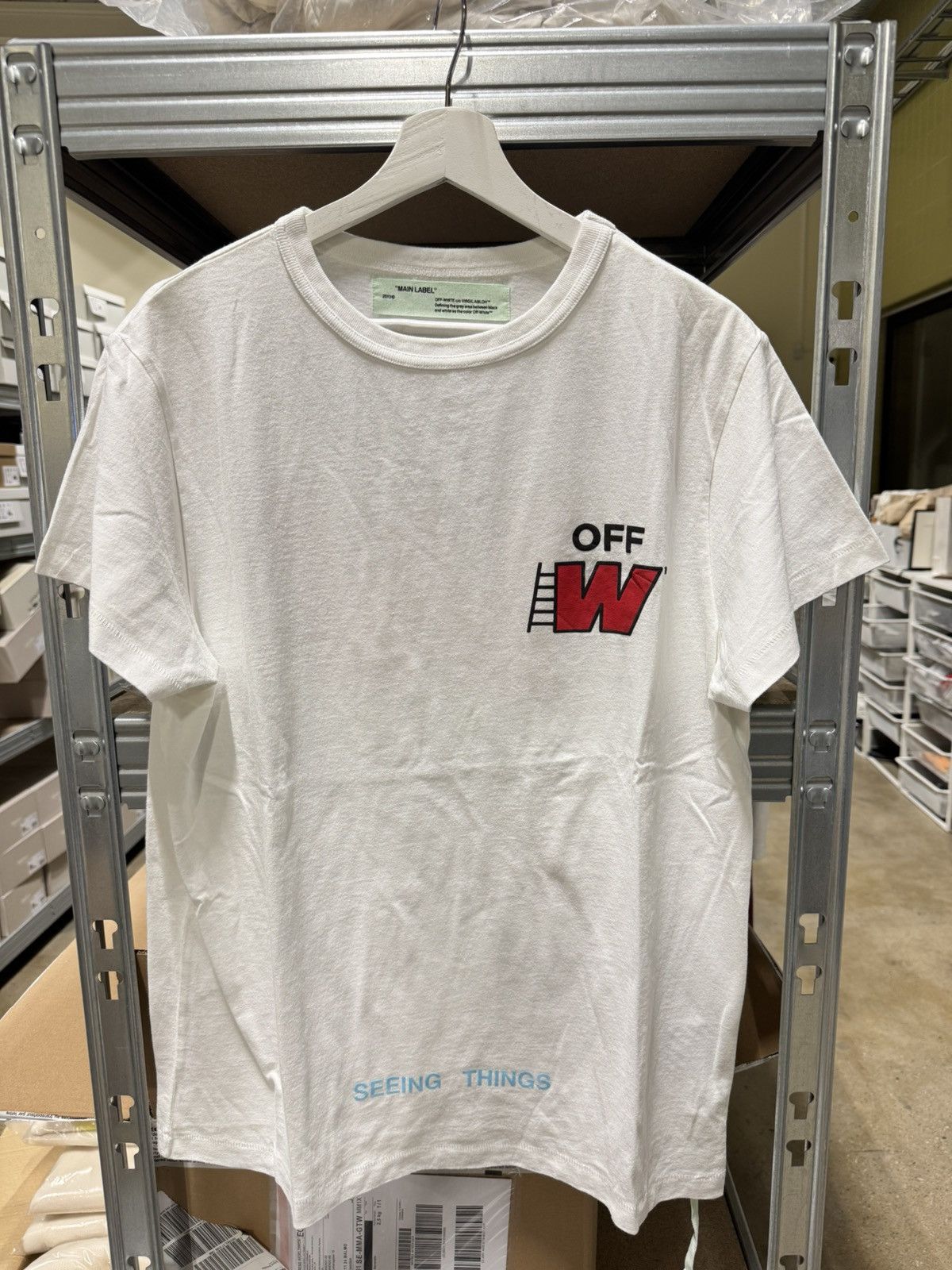 Off-White Off-White Logo T-Shirt NEW 500$ Size US XS / EU 42 / 0 - 2 Thumbnail