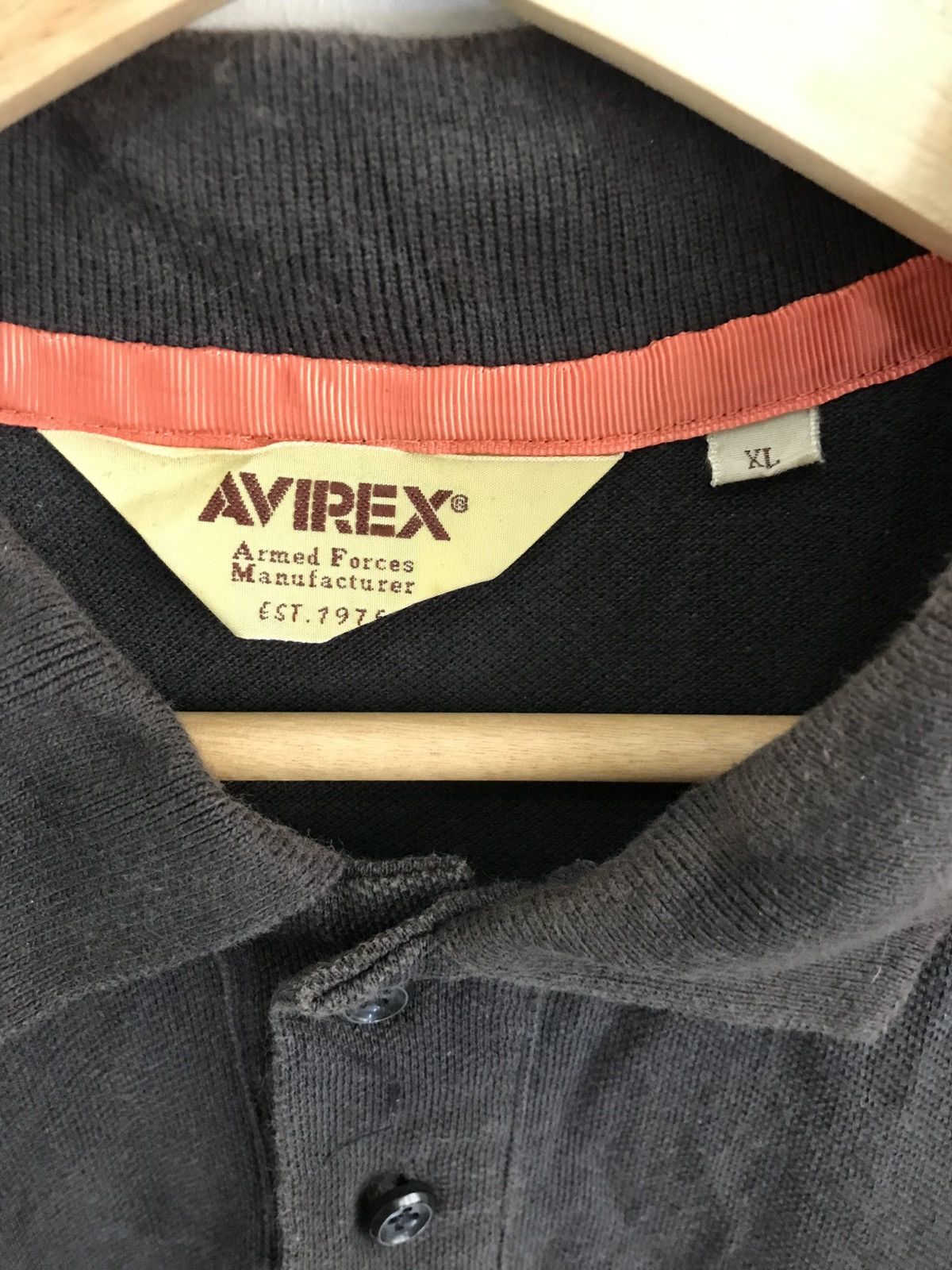 Avirex × Vintage Avirex Fighting Eagles Embroidered Polos Shirt Size US XL / EU 56 / 4 - 5 Thumbnail