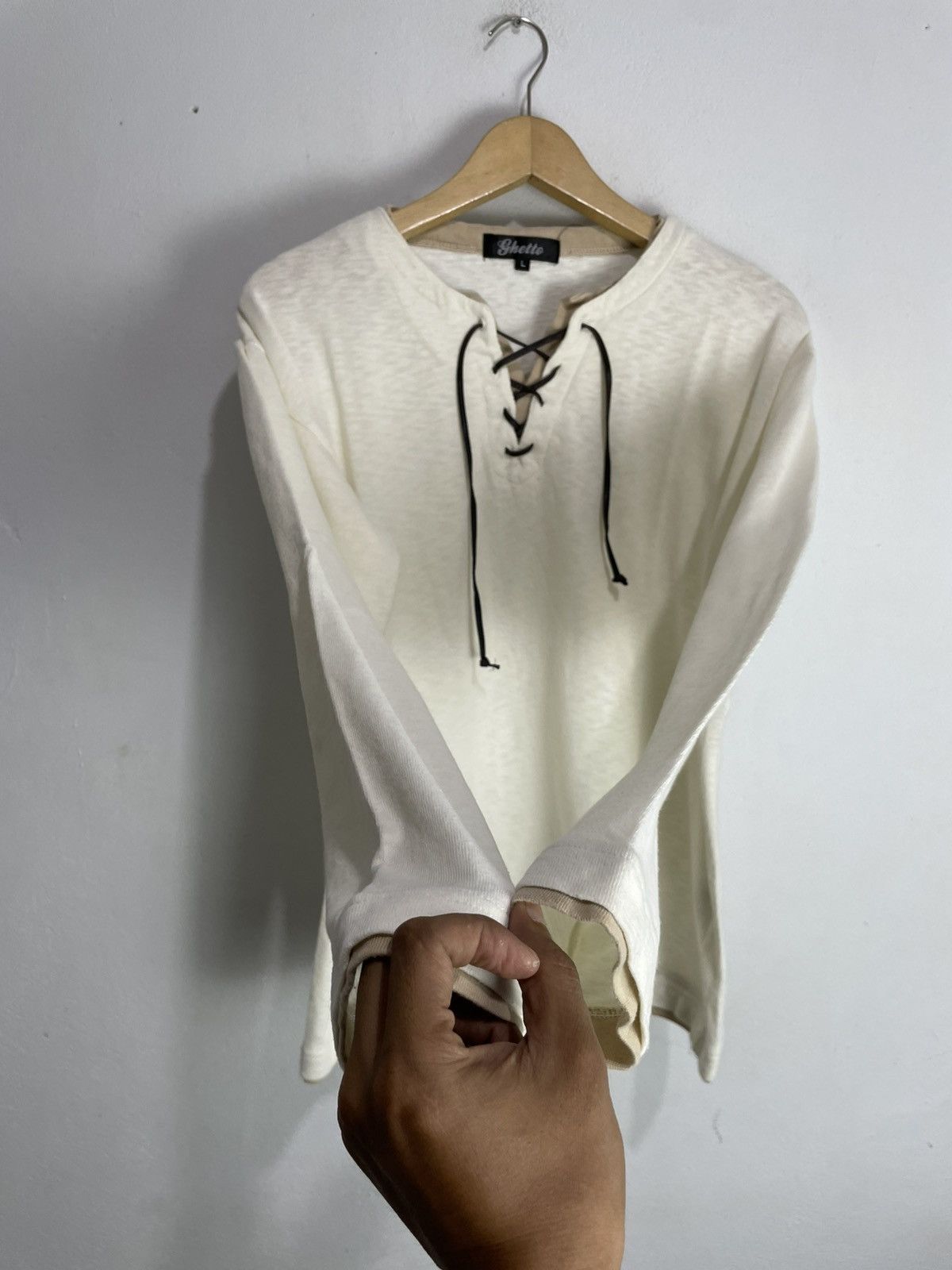 Beauty Beast Ghetto lace up longsleeve double layer Size US L / EU 52-54 / 3 - 3 Thumbnail