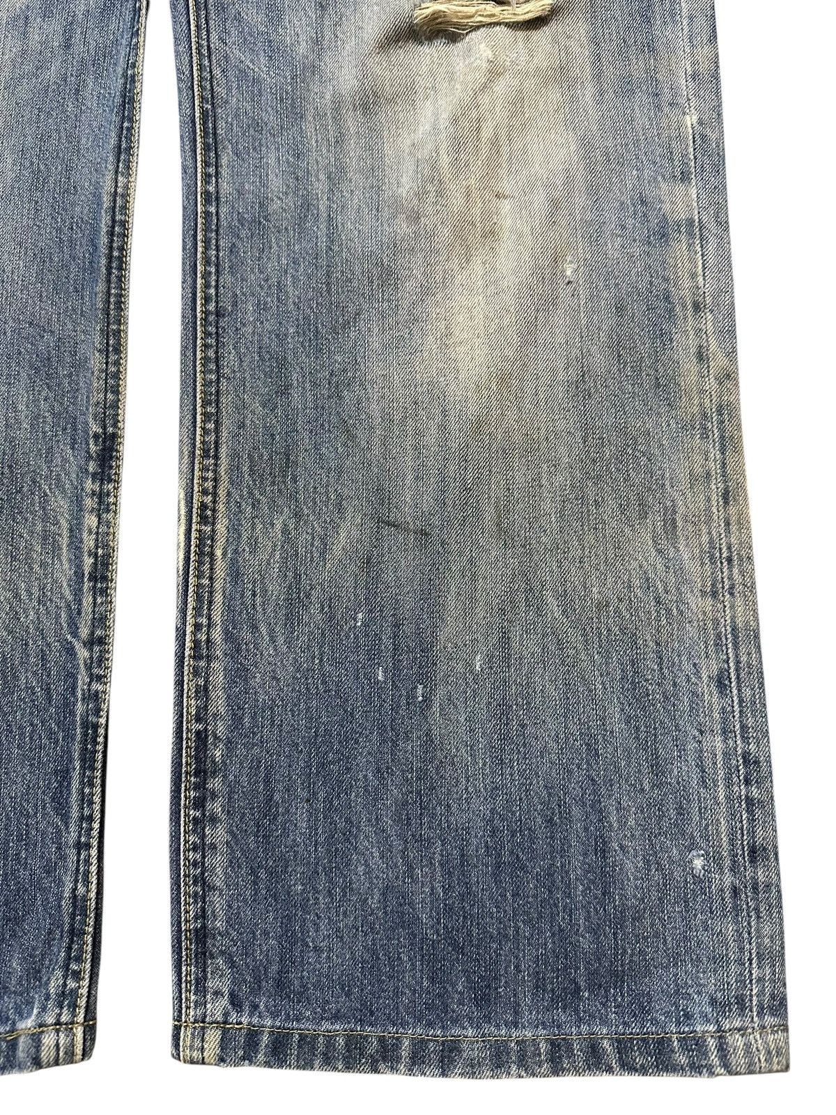 Japanese Brand Vintage Japanese Brand Mud Wash Distressed Baggy Jeans Size US 35 - 8 Thumbnail