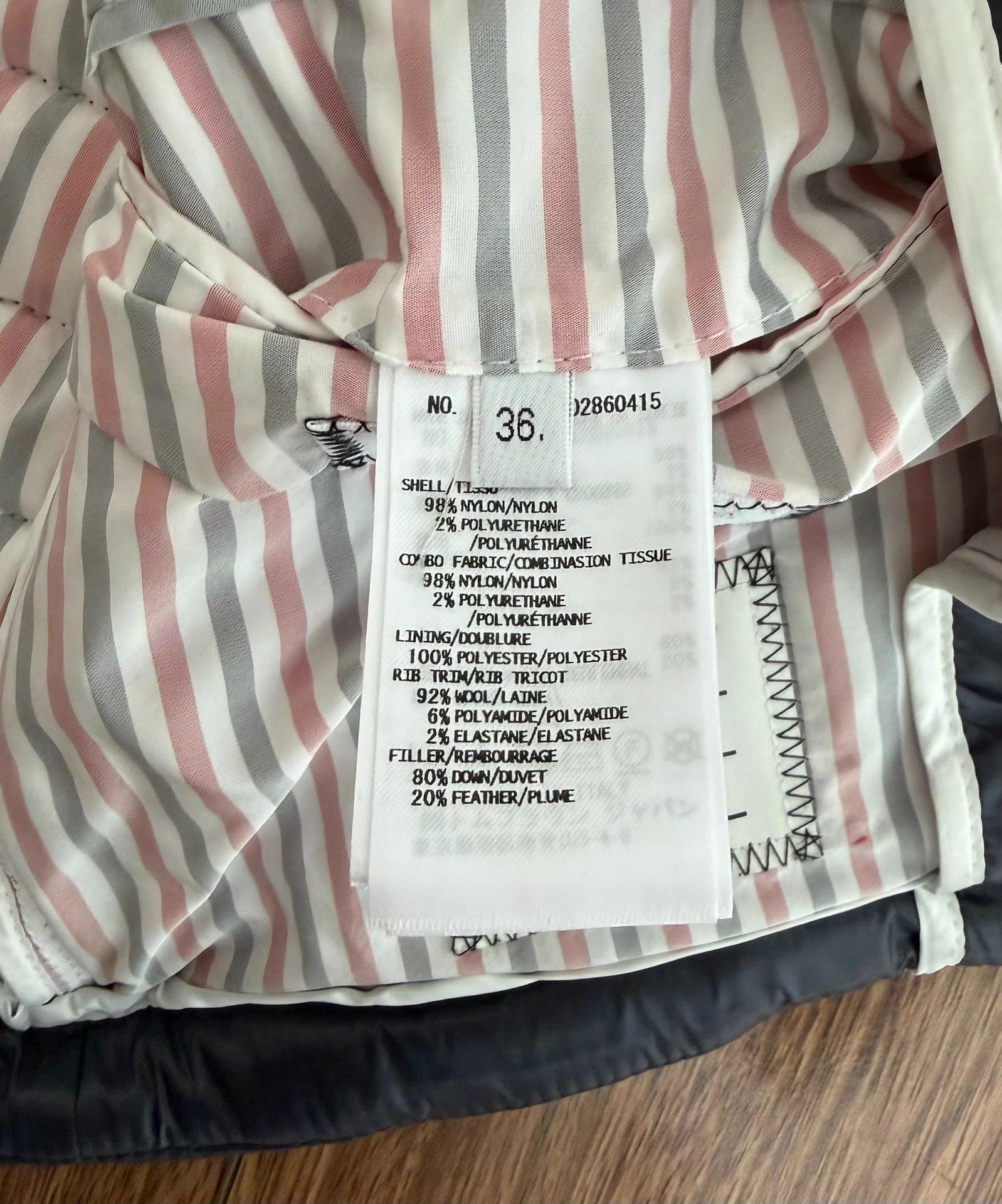 Thom Browne Thom Browne Women's 4-Bar Stripe Down Vest Italian 36 Size XS / US 0-2 / IT 36-38 - 6 Thumbnail