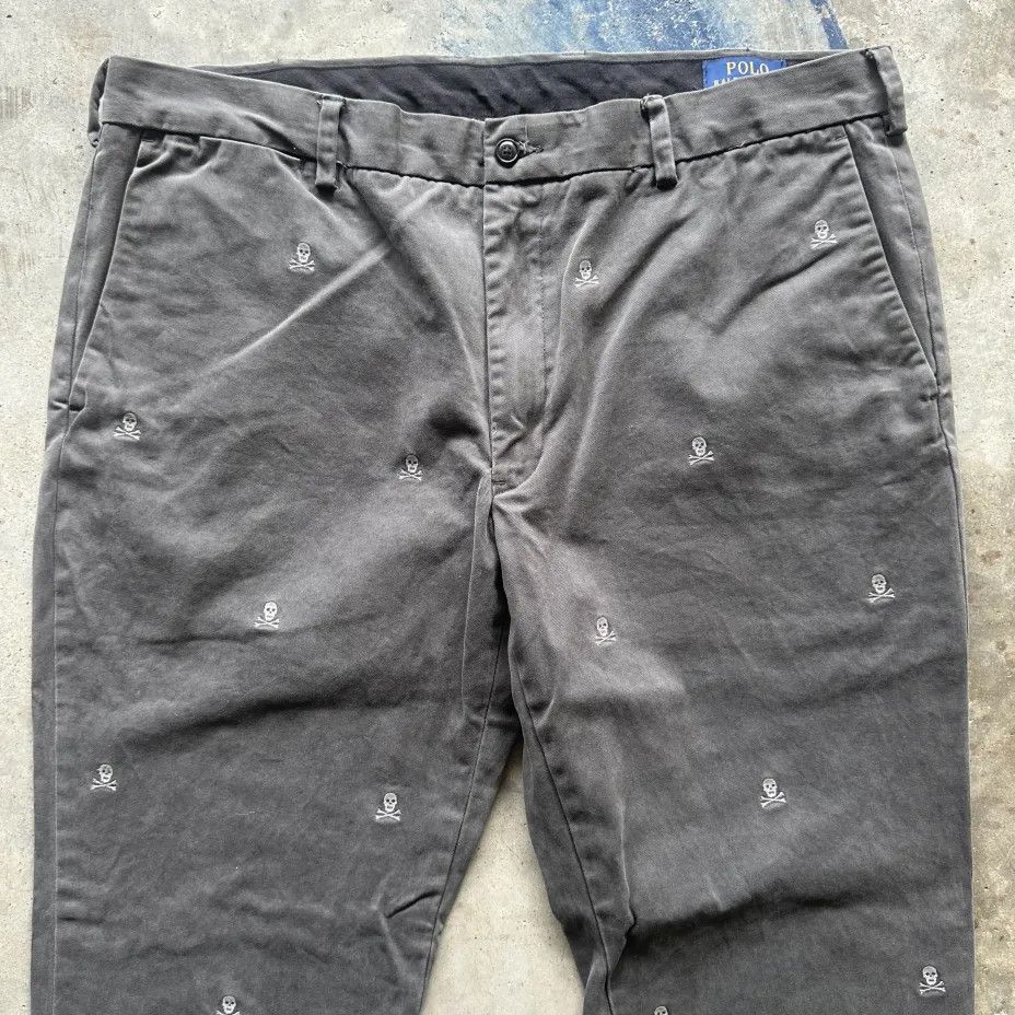 Polo Ralph Lauren Polo Ralph Lauren Men’s Rugby Skull & Crossbones Pants Size US 38 / EU 54 - 2 Thumbnail