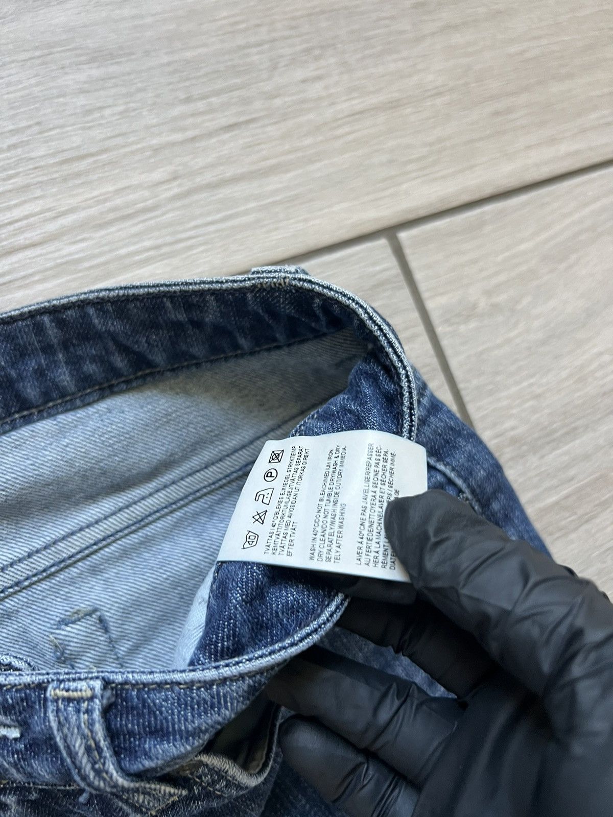 Acne Studios Acne Studio Distressed Denim Blue Pants Size US 29 - 10 Thumbnail
