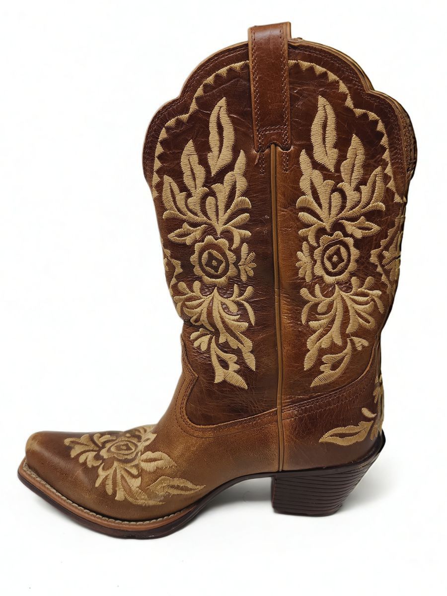 Ariat Ariat Unbridled Roxanne Western Cowboy Boots Sz 7B Leather Size US 7 / IT 37 - 3 Thumbnail