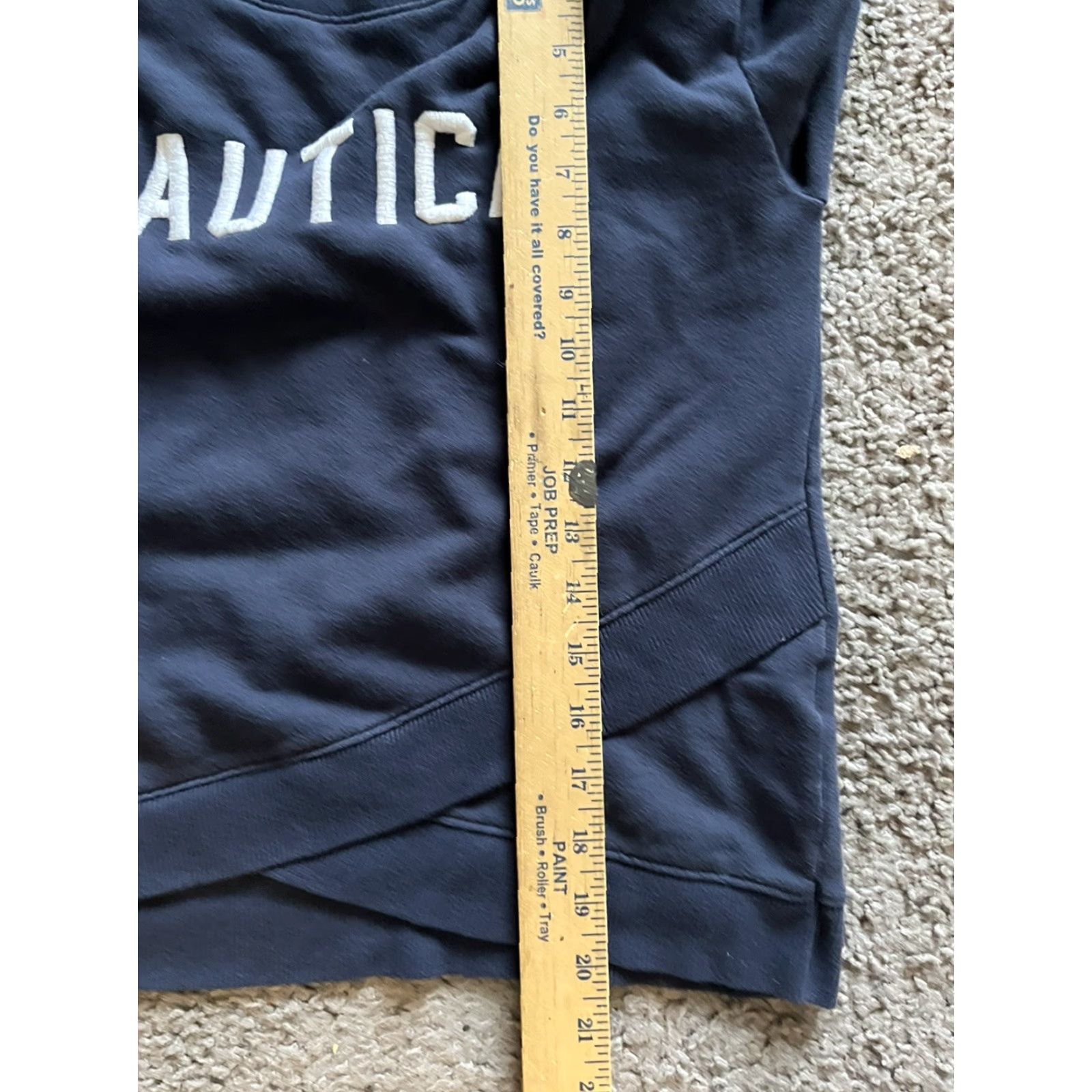Nautica VINTAGE Nautica Sweater Women Small Navy Blue Long Sleeve Pullover Cotton Blend Retro Womens Size S / US 4 / IT 40 - 5 Thumbnail