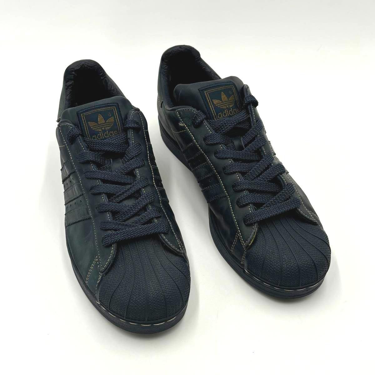 Adidas Adidas Superstar FTR Navy Blue Leather Vintage Sneakers 12 Size US 12 / EU 45 - 5 Thumbnail