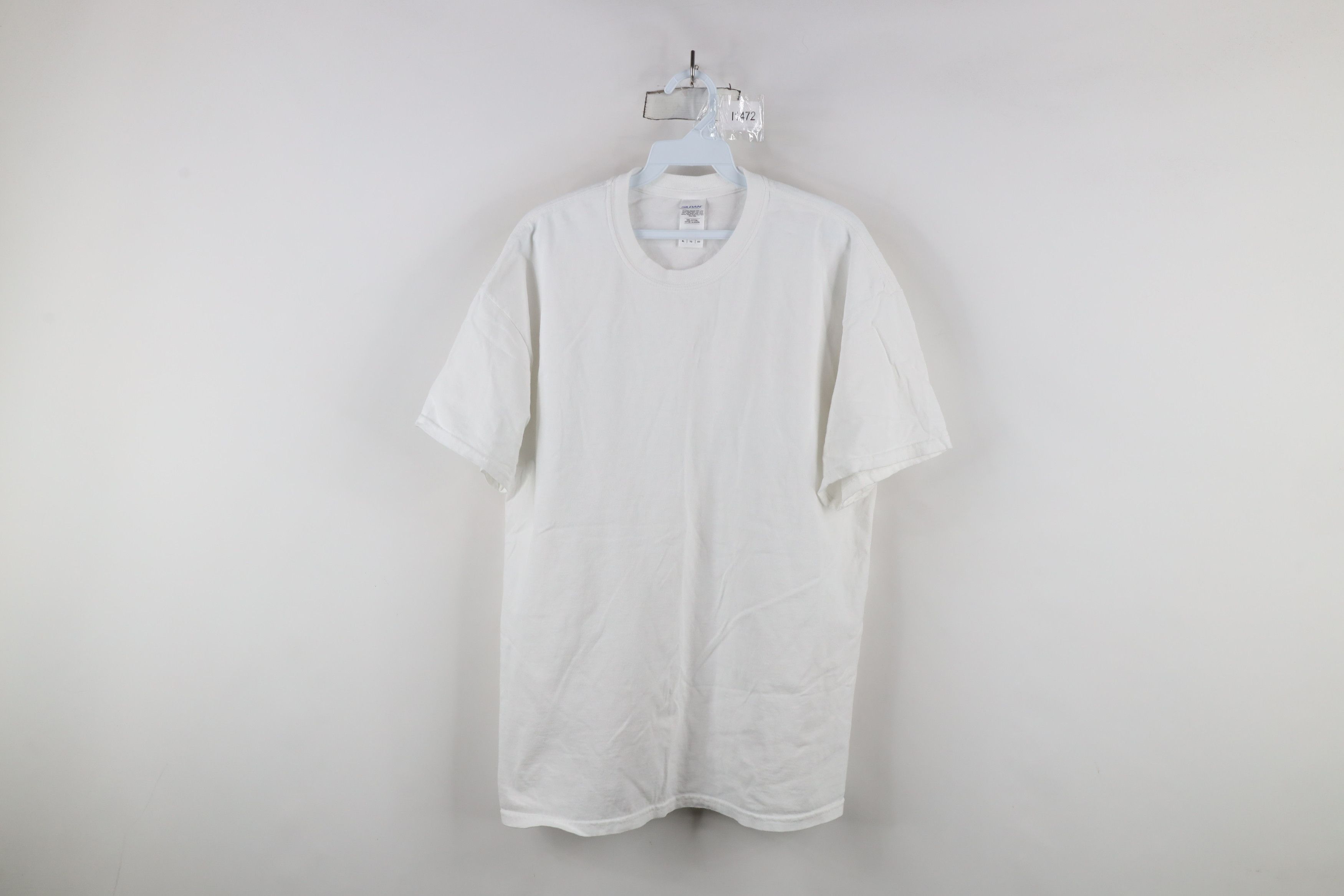 Vintage Vintage Y2K Streetwear Heavyweight Cotton T-Shirt White Size US XL / EU 56 / 4 - 1 Thumbnail