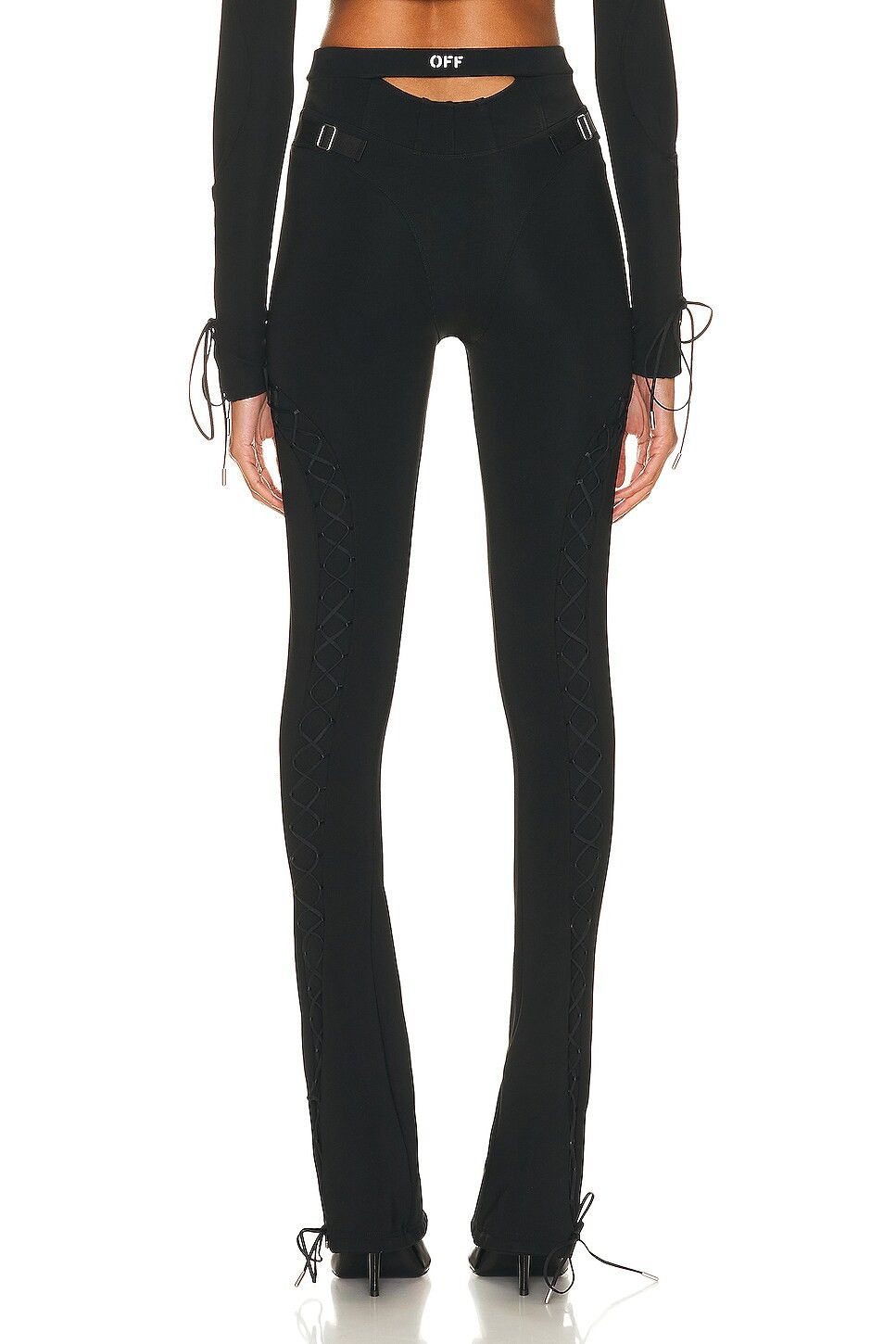 Off-White o1y1225 Sweatpant in Black Size 27" / US 4 / IT 40 - 3 Thumbnail