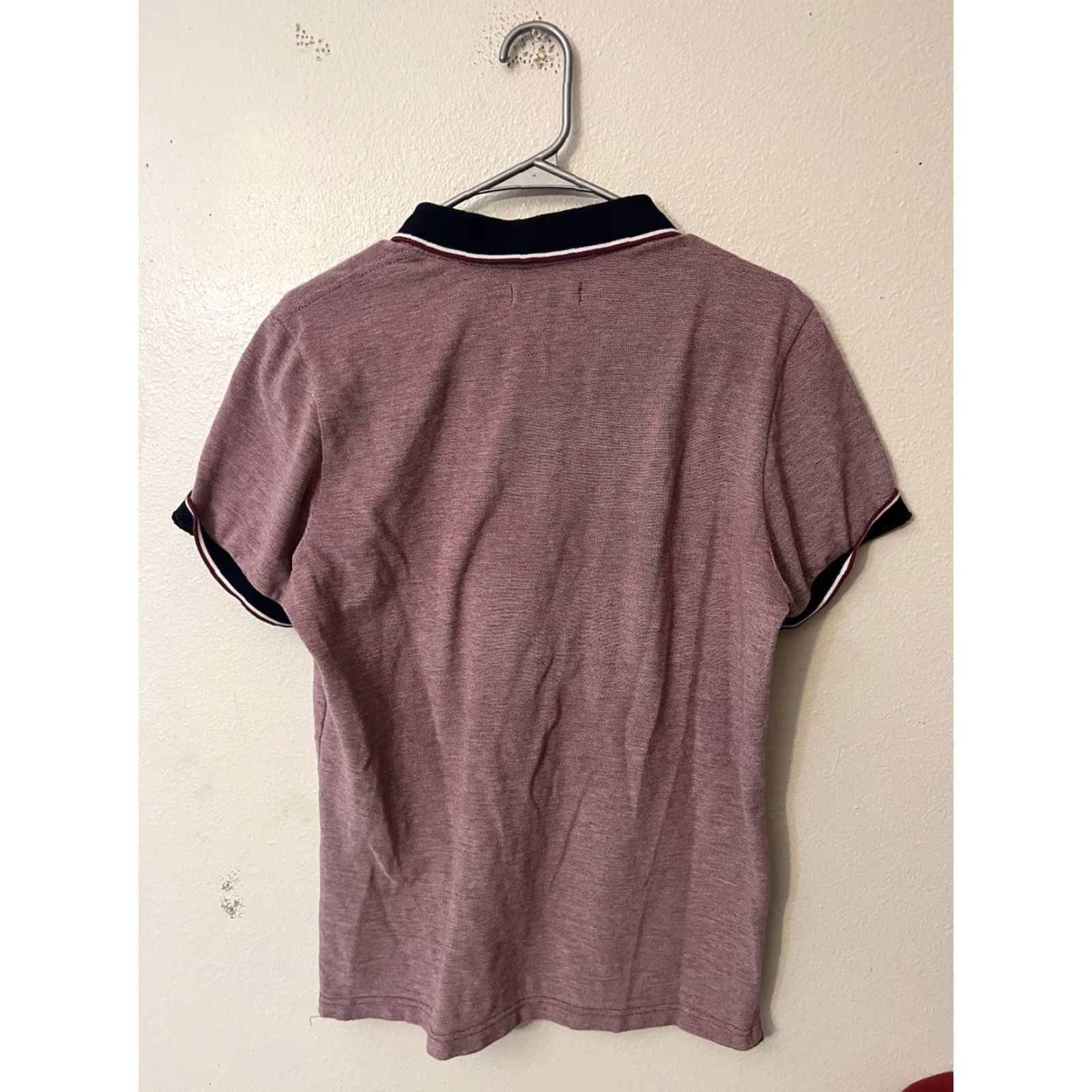 Aeropostale Aeropostale Polo Shirt Mens L Maroon Short Sleeve Casual Button Collar Preppy Cotton Polyester Solid 90s? No — (Vintage: No) Size US L / EU 52-54 / 3 - 3 Thumbnail