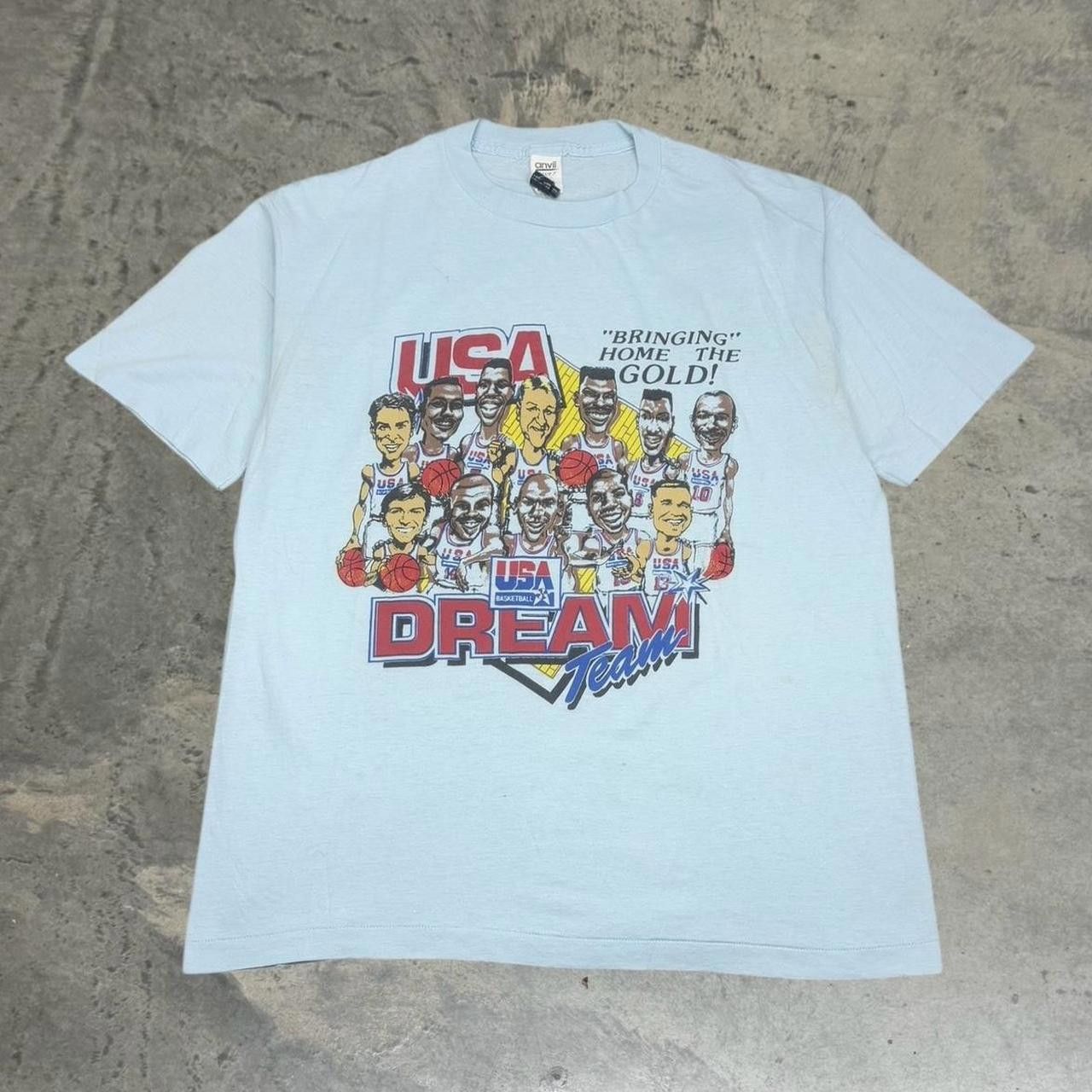 Anvil × Vintage Vintage 1988 Olympics USA Dream Team T-Shirt Size US XL / EU 56 / 4 - 1 Thumbnail