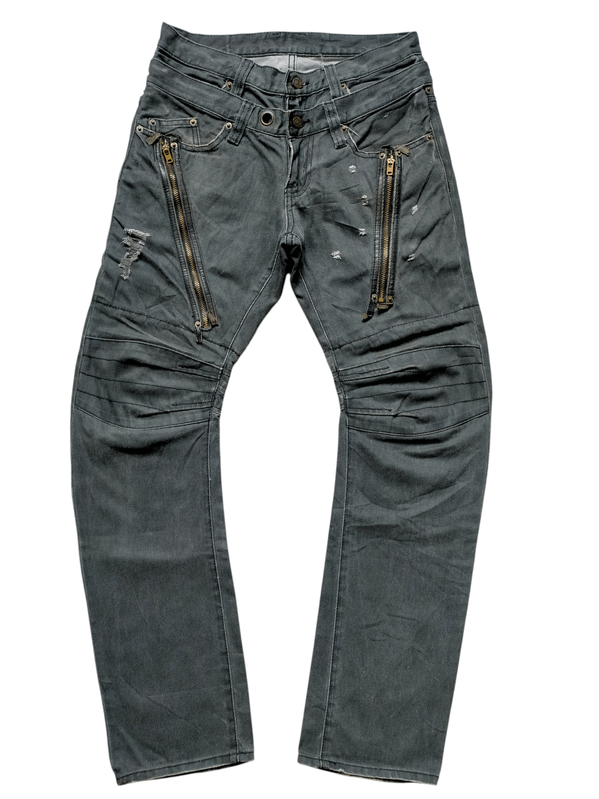 PPFM PPFM Double Waist Curve Black Jeans Size US 30 / EU 46 - 1 Thumbnail