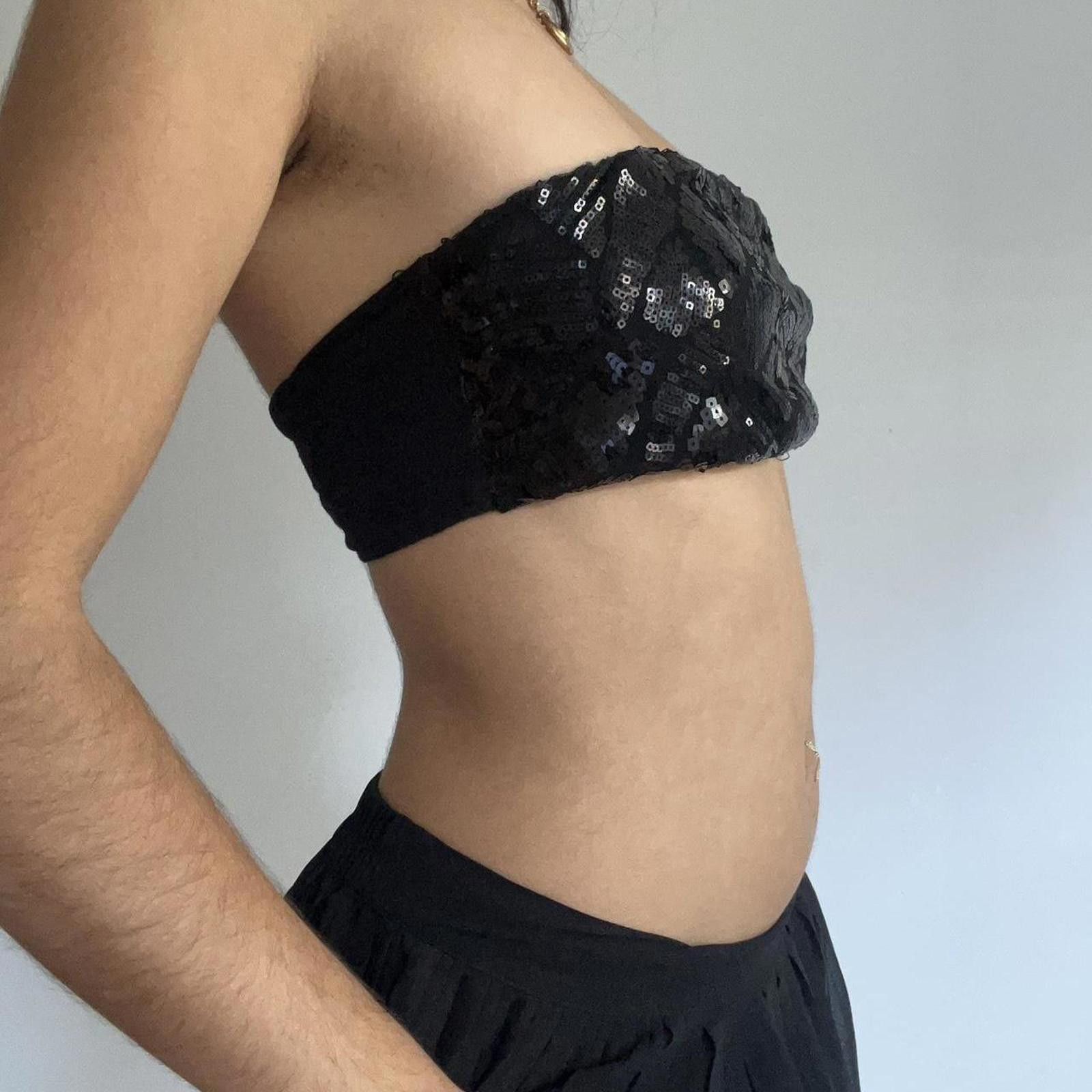 Other Black sequin bandeau top #glamour Size ONE SIZE - 3 Thumbnail