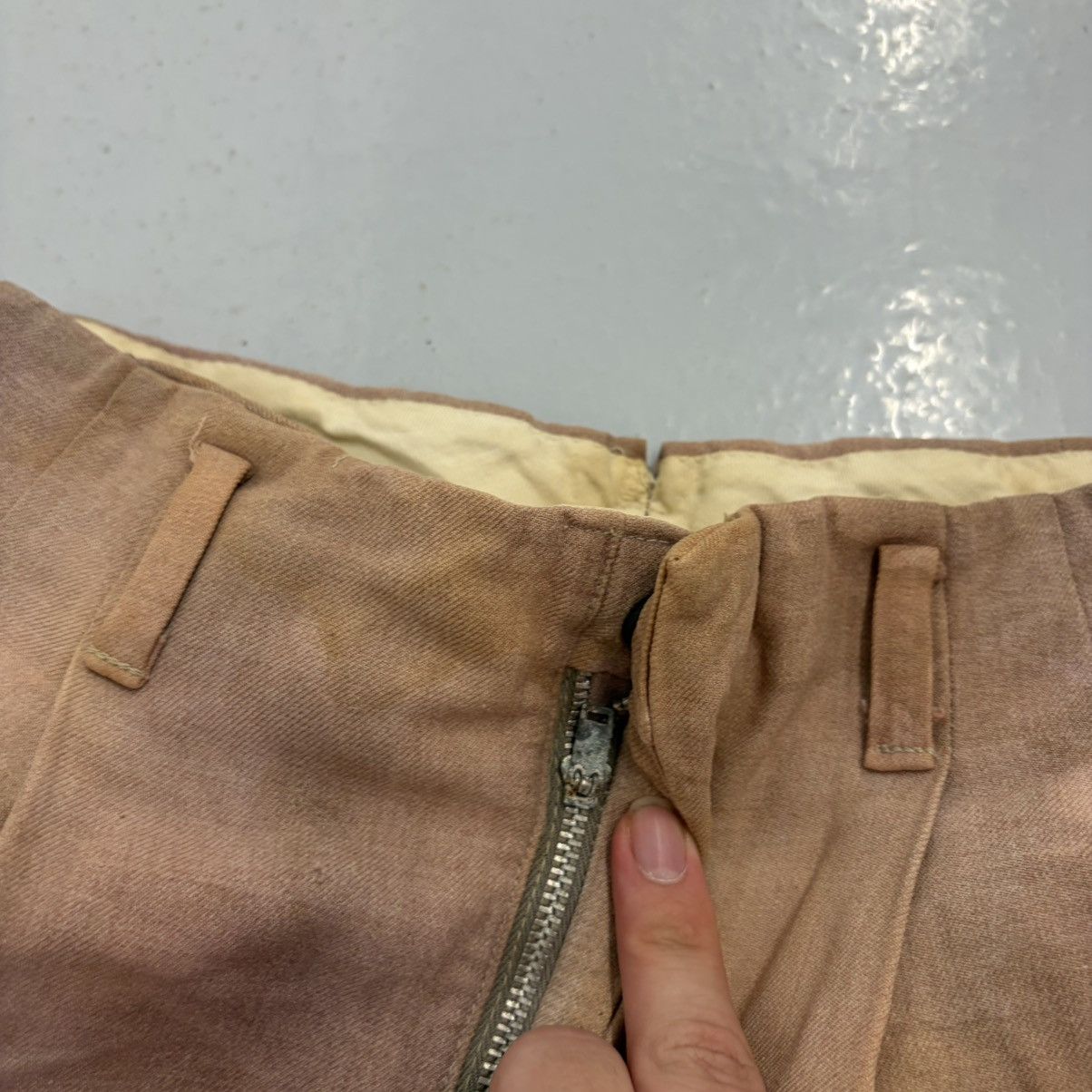 Other Vintage 50s Pink Rayon Distressed Drop Loop Trousers 24x24 Size 24" / US 00 / IT 34 - 2 Thumbnail