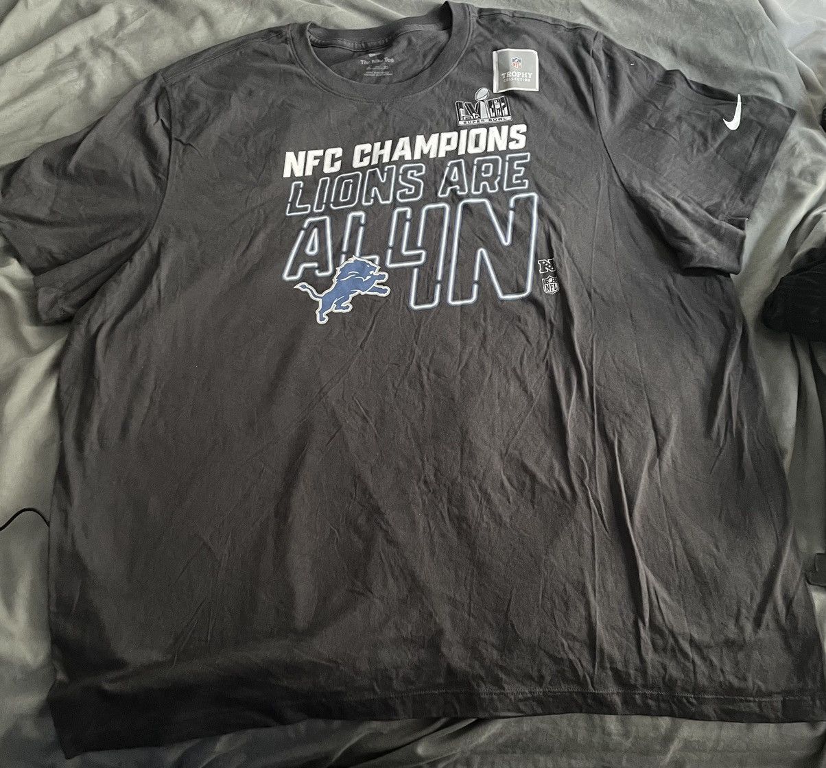 NFL × Nike × Trophy Clothing LOINS NFC CHAMPIONS T-shirt NFL Size US XXL / EU 58 / 5 - 1 Thumbnail